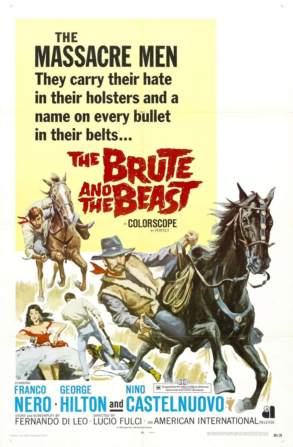 Extra Large Movie Poster Image for The Brute and the Beast 