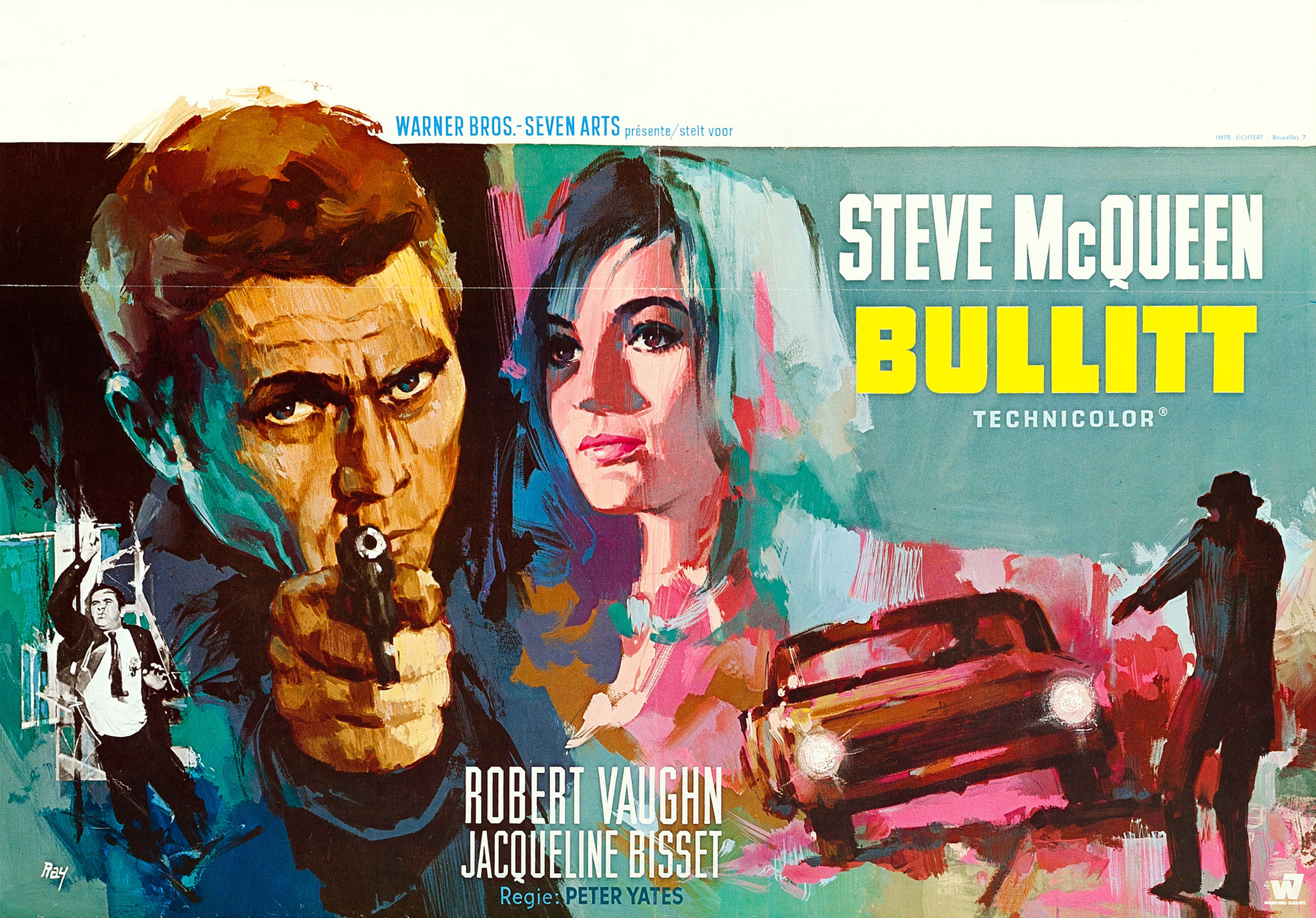 Mega Sized Movie Poster Image for Bullitt (#12 of 19)