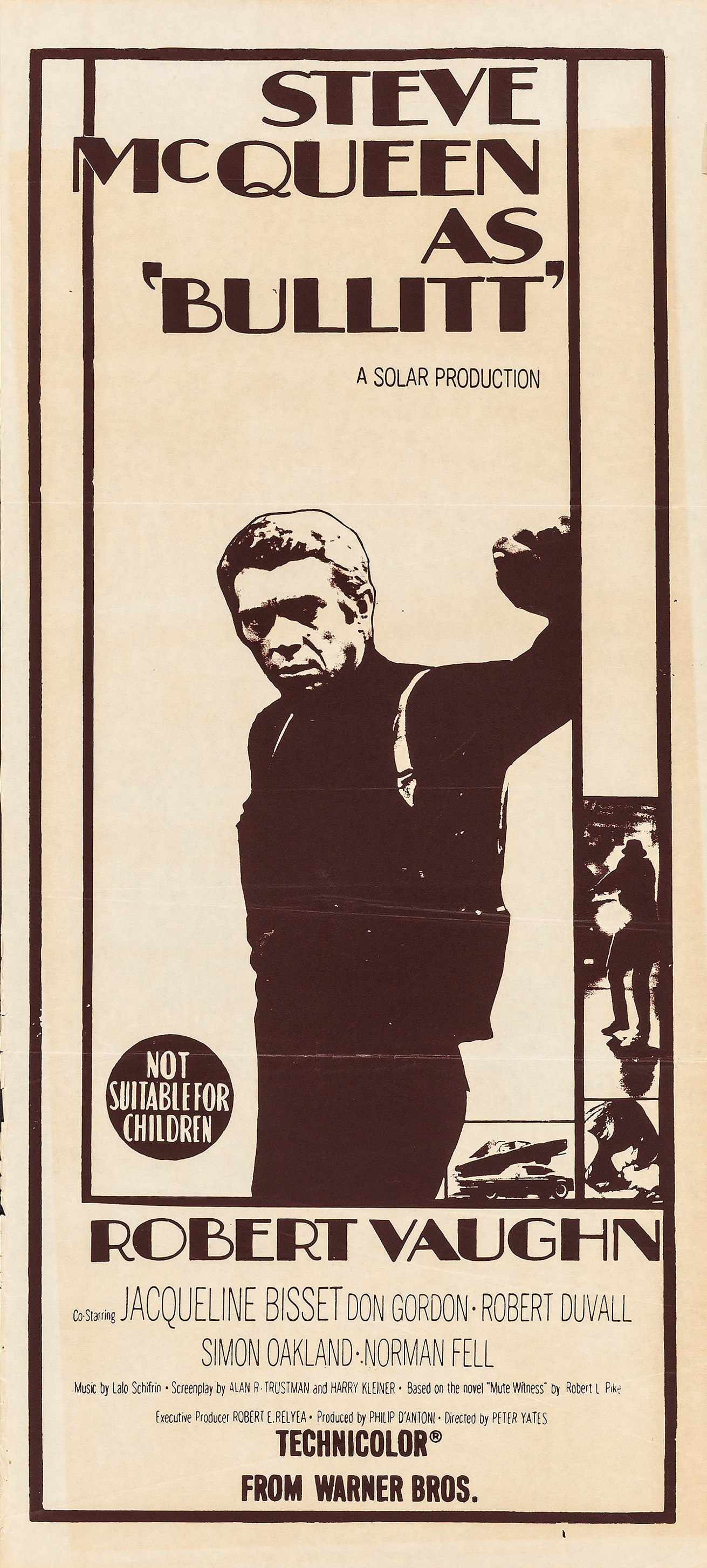 Mega Sized Movie Poster Image for Bullitt (#18 of 19)