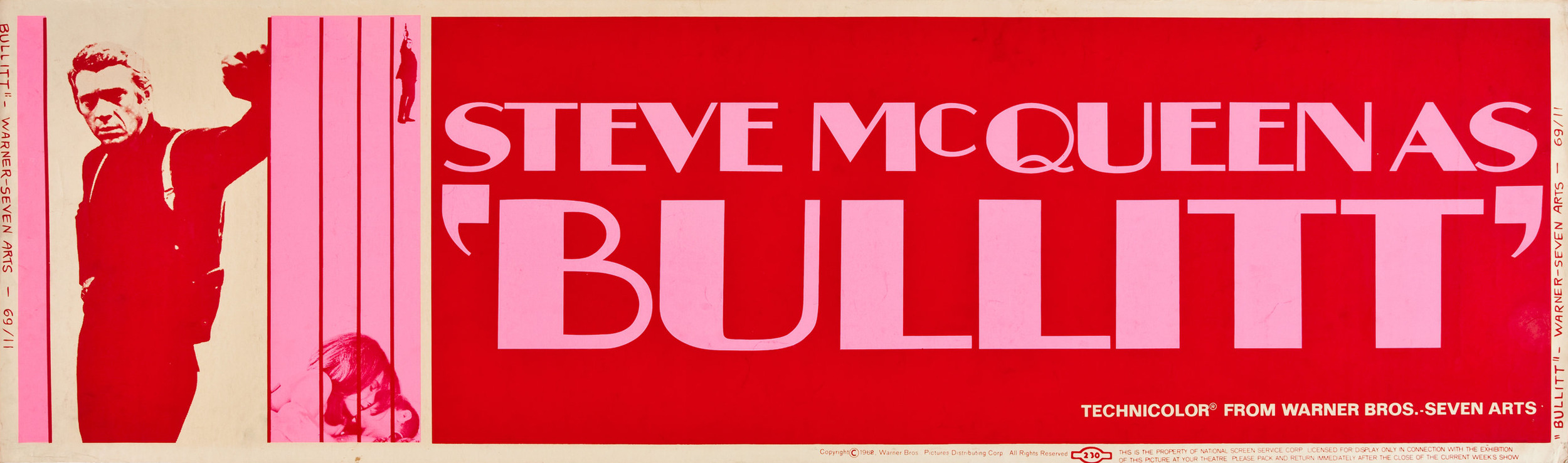 Mega Sized Movie Poster Image for Bullitt (#6 of 19)