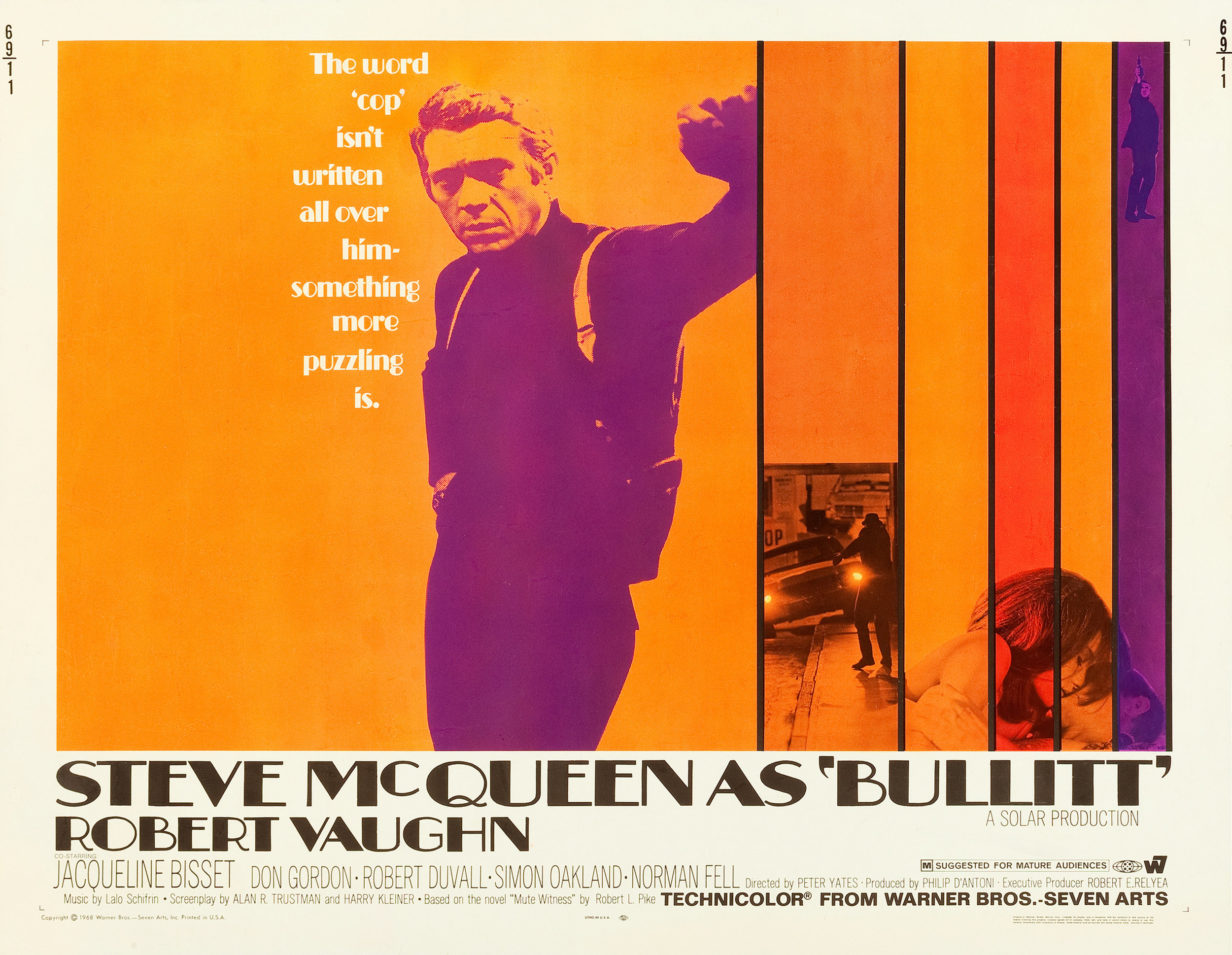 Mega Sized Movie Poster Image for Bullitt (#8 of 19)