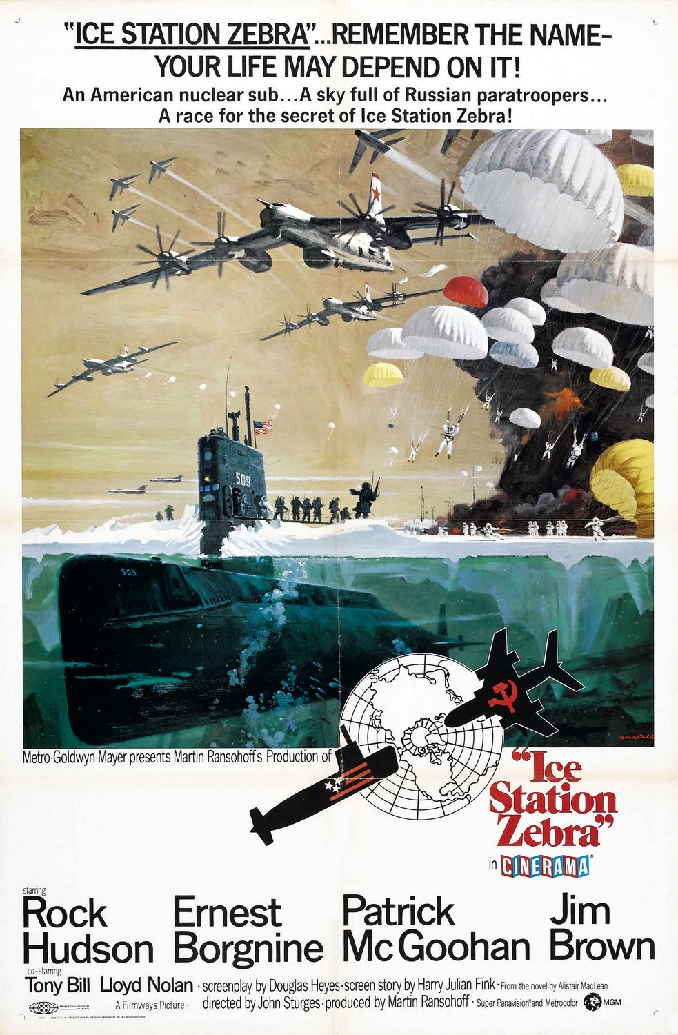 Extra Large Movie Poster Image for Ice Station Zebra (#1 of 2)