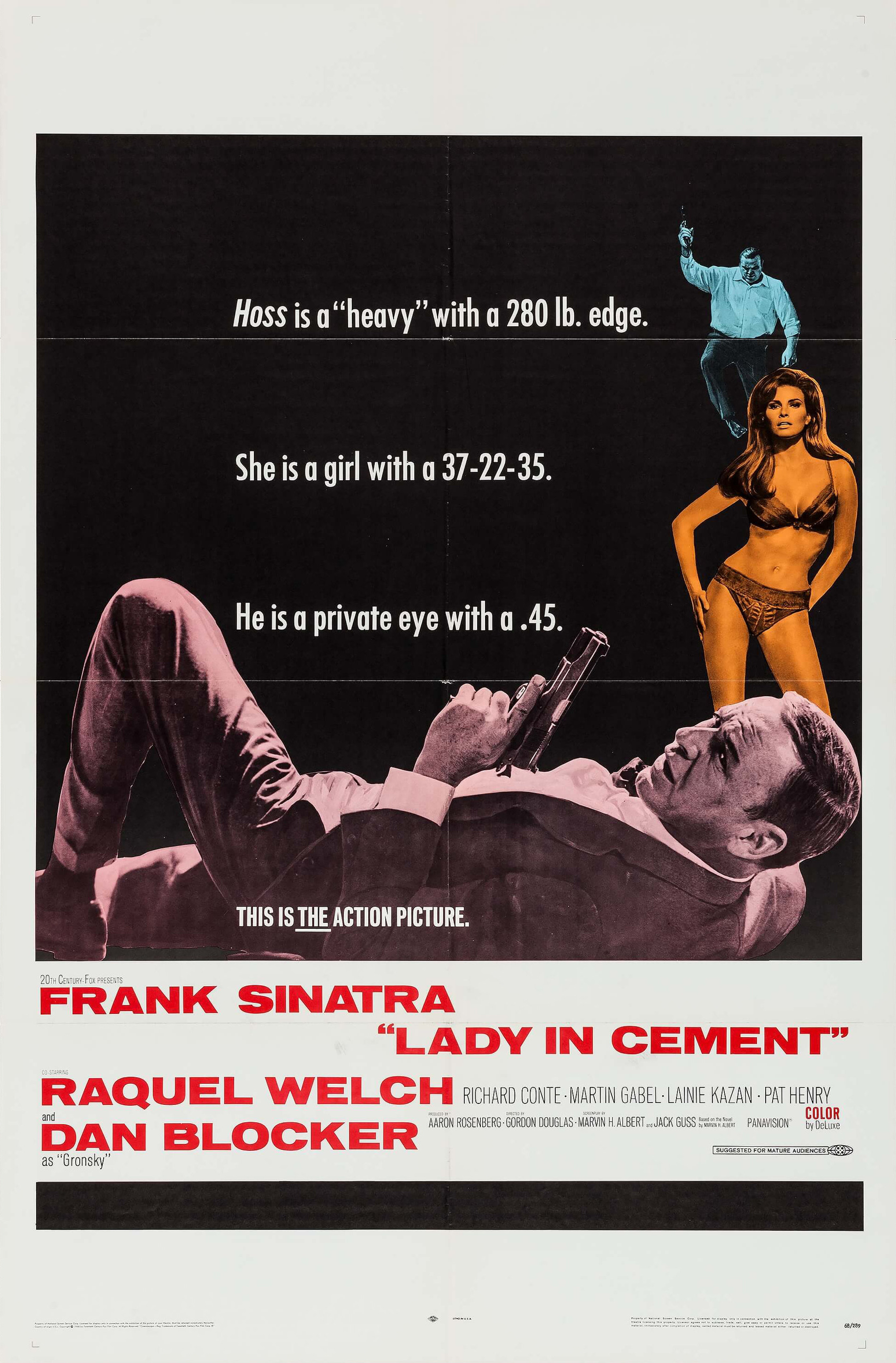 Mega Sized Movie Poster Image for Lady in Cement (#1 of 6)