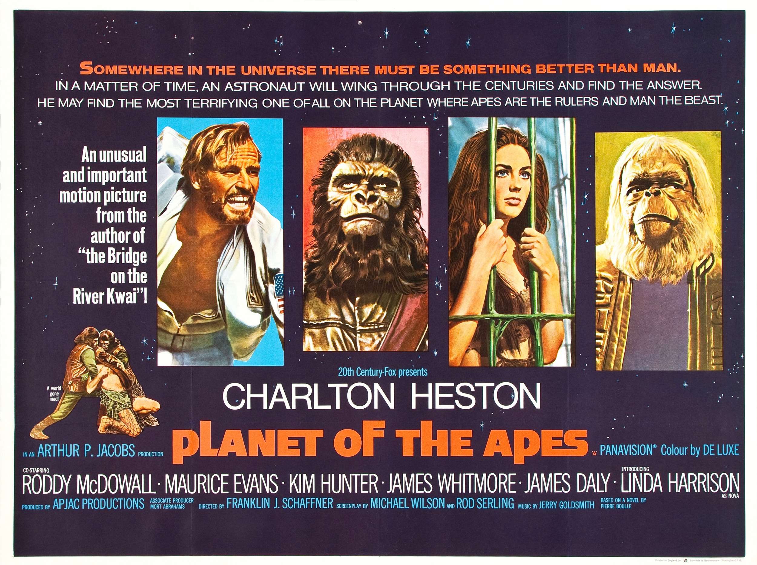 Mega Sized Movie Poster Image for Planet of the Apes (#3 of 4)