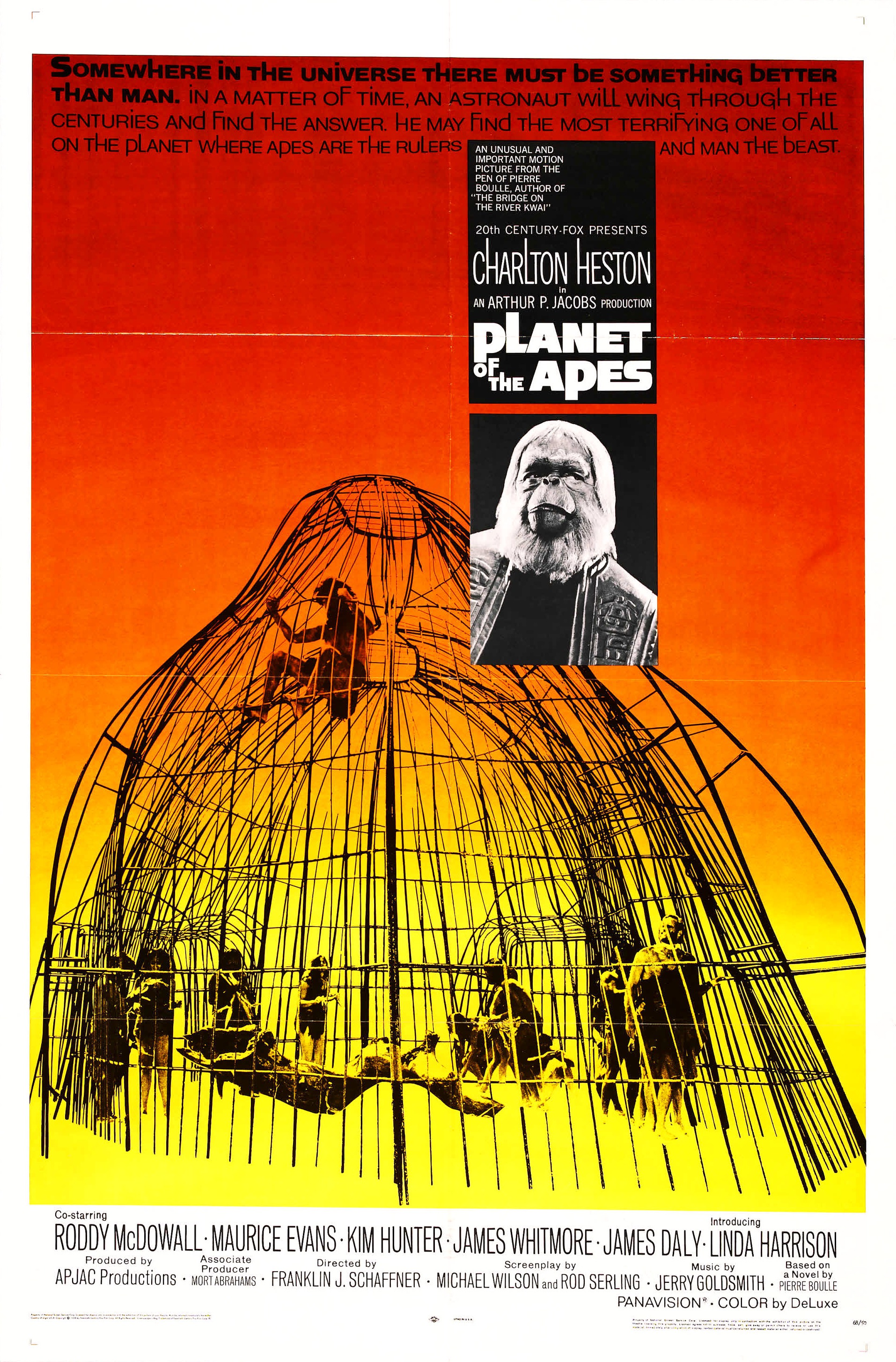 Mega Sized Movie Poster Image for Planet of the Apes (#1 of 4)