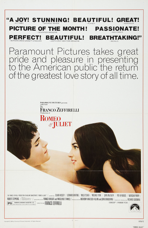 Romeo and Juliet Movie Poster
