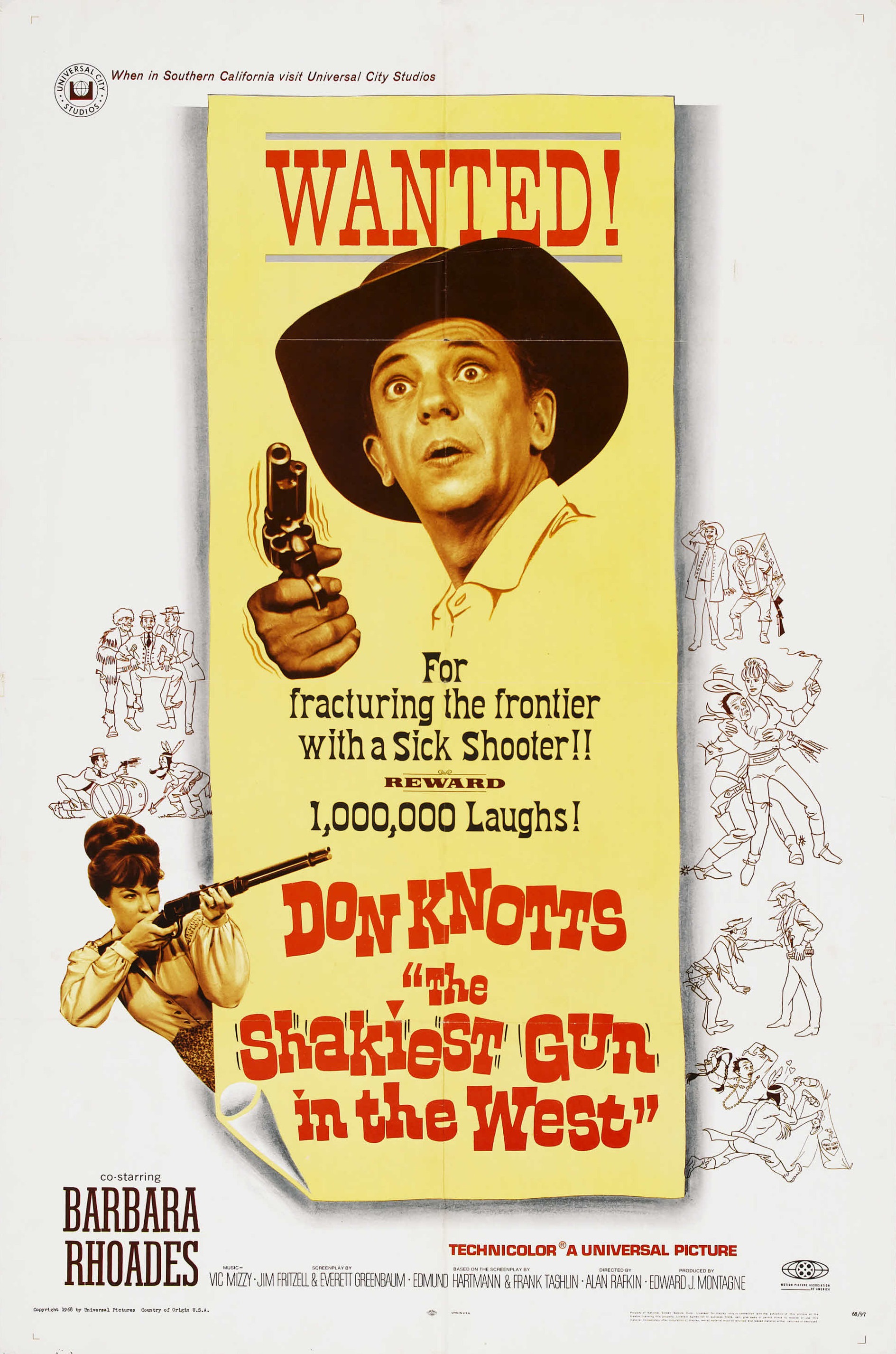 Mega Sized Movie Poster Image for The Shakiest Gun in the West (#1 of 3)