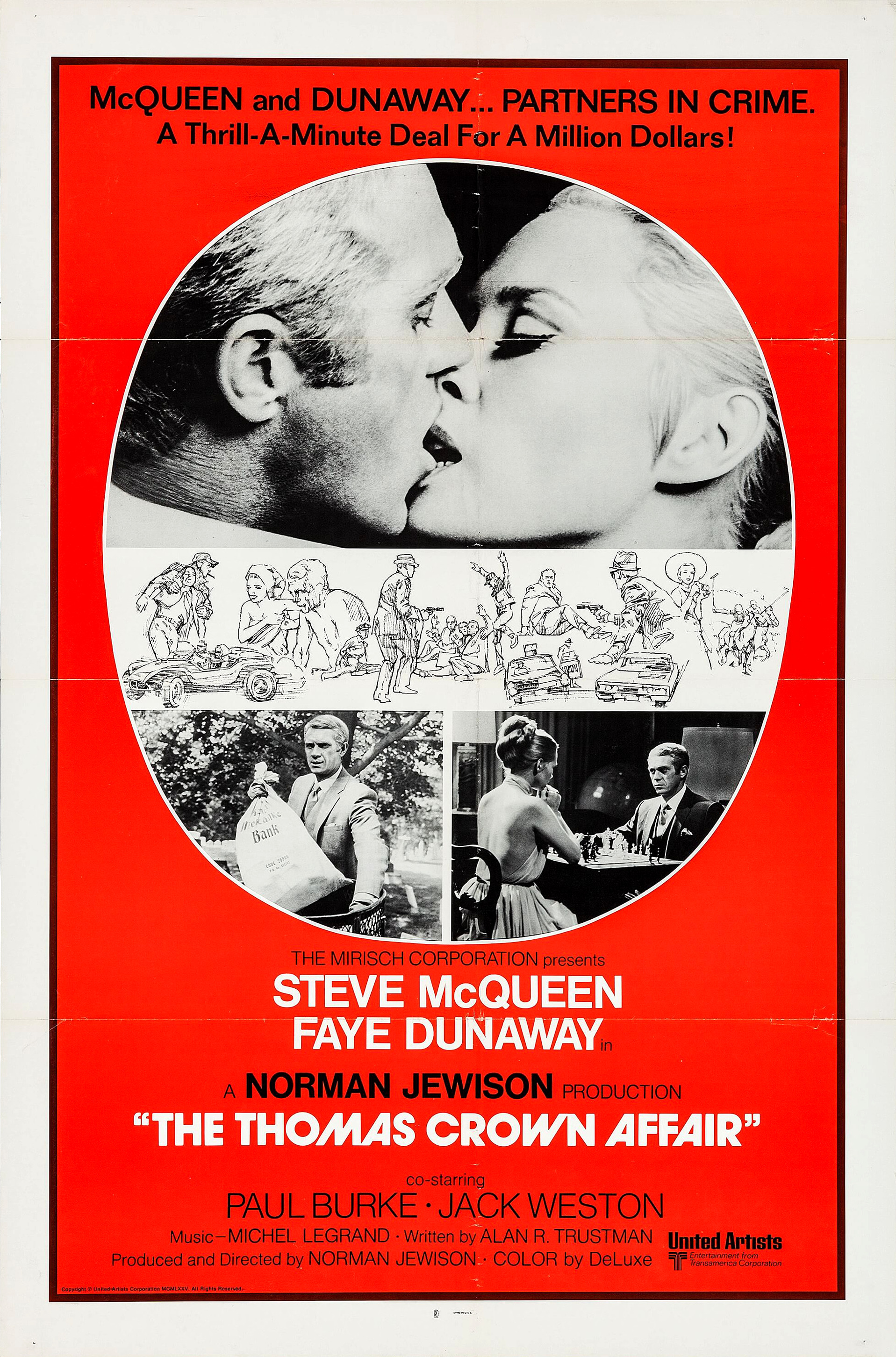 Mega Sized Movie Poster Image for The Thomas Crown Affair (#1 of 8)
