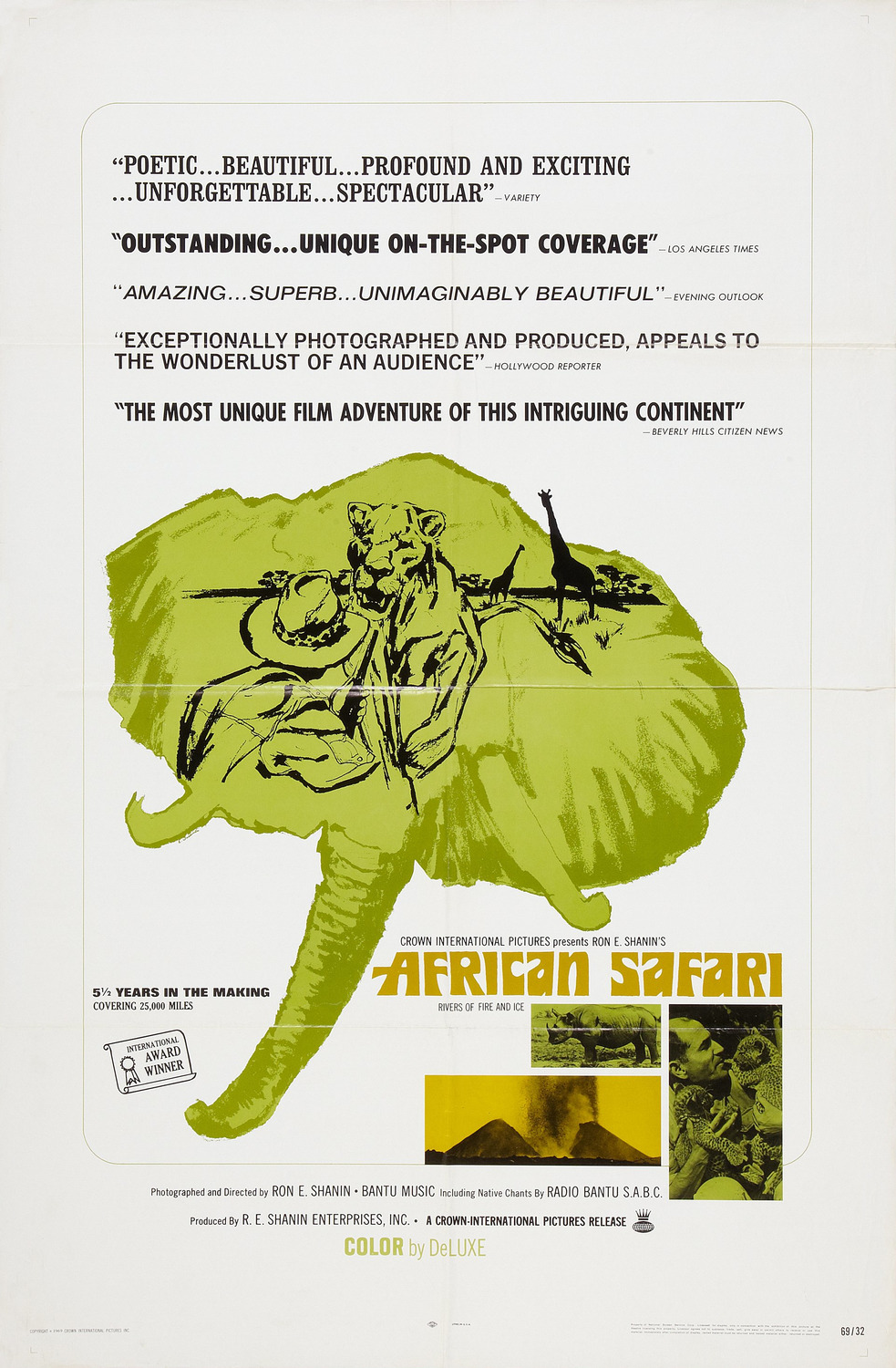 Extra Large Movie Poster Image for African Safari 