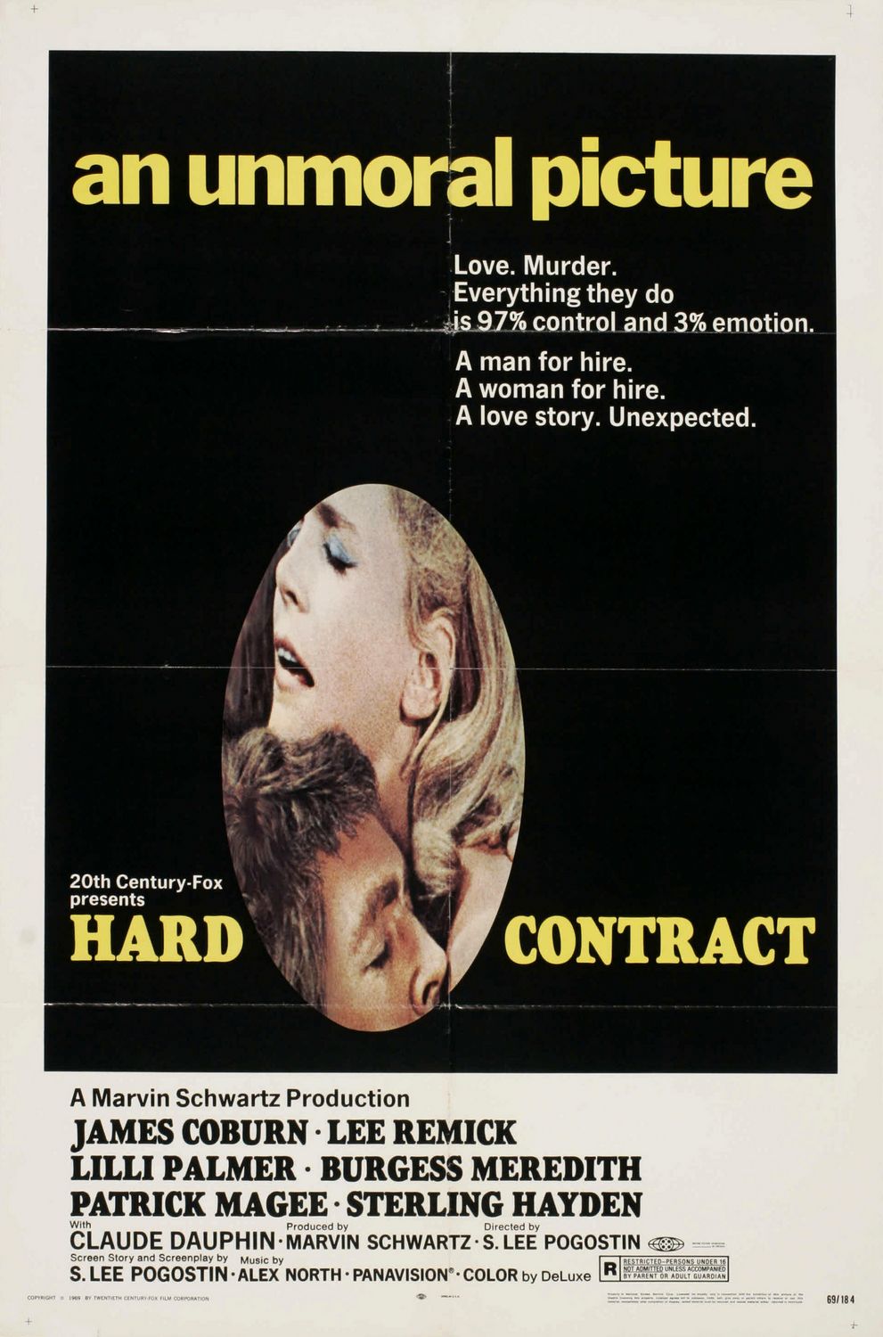 Extra Large Movie Poster Image for Hard Contract 