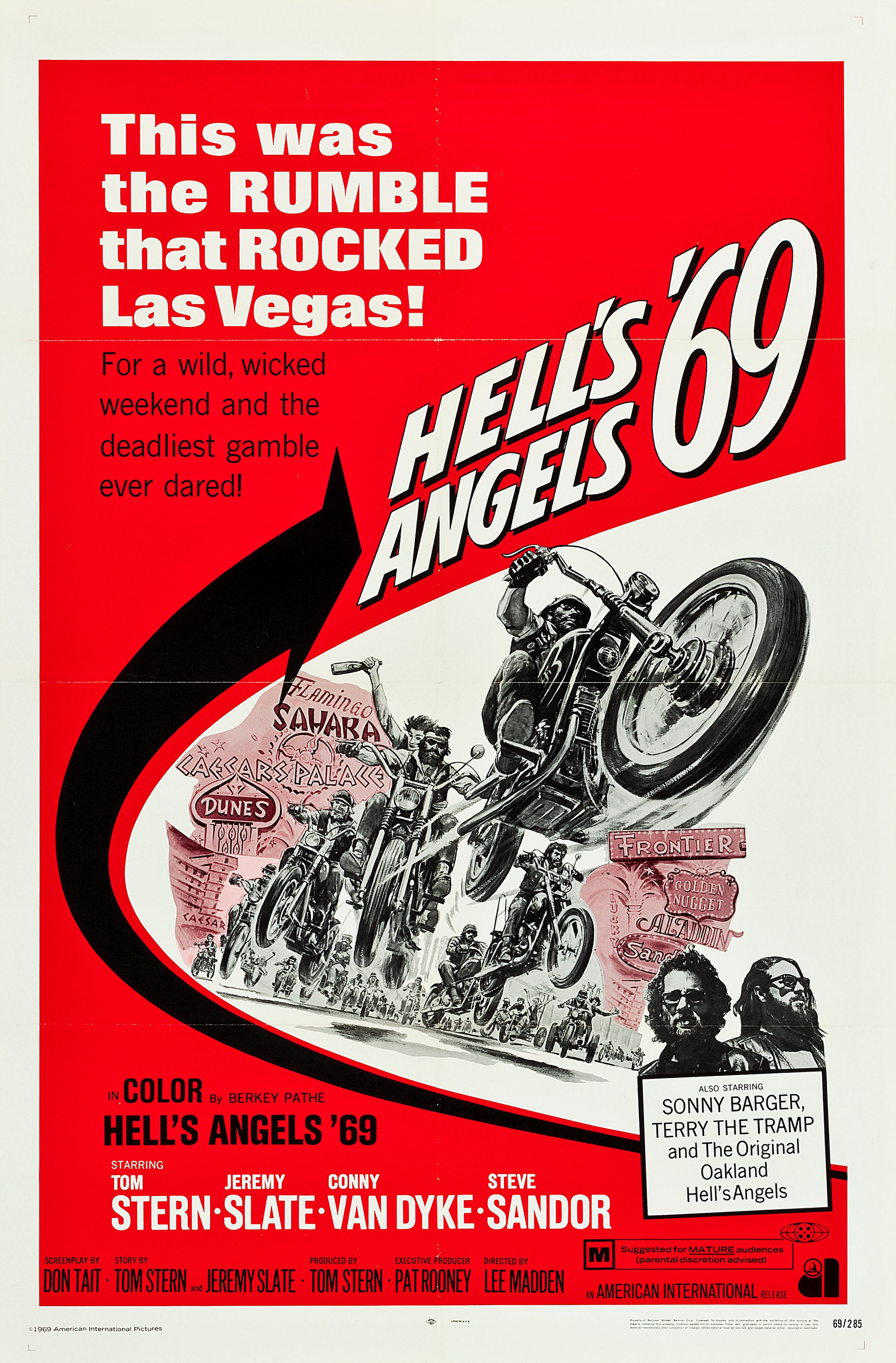 Mega Sized Movie Poster Image for Hell's Angels '69 