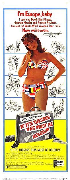 If It's Tuesday, This Must Be Belgium Movie Poster
