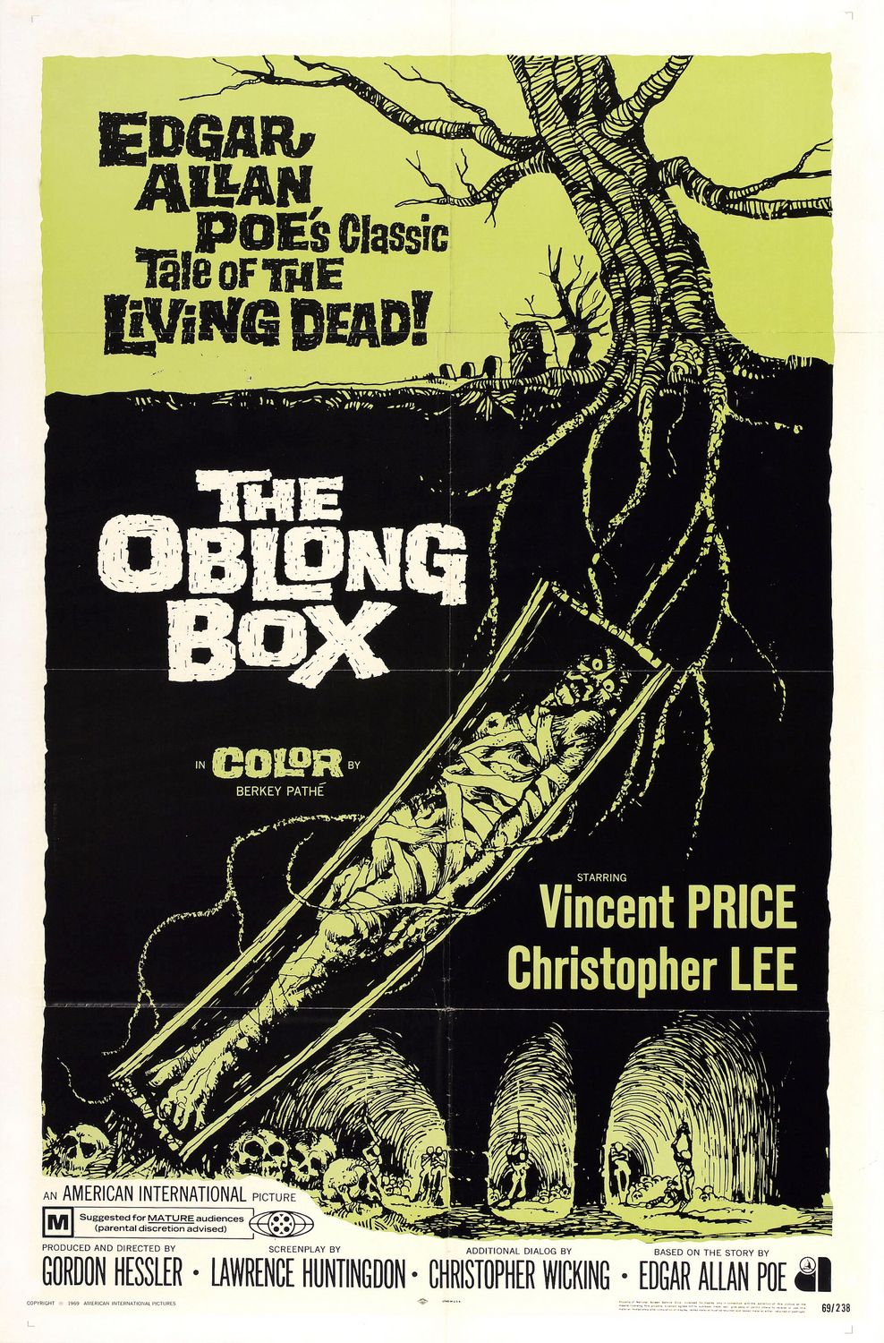 Extra Large Movie Poster Image for The Oblong Box 