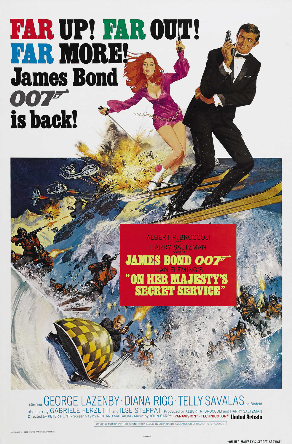 Extra Large Movie Poster Image for On Her Majesty's Secret Service (#1 of 4)