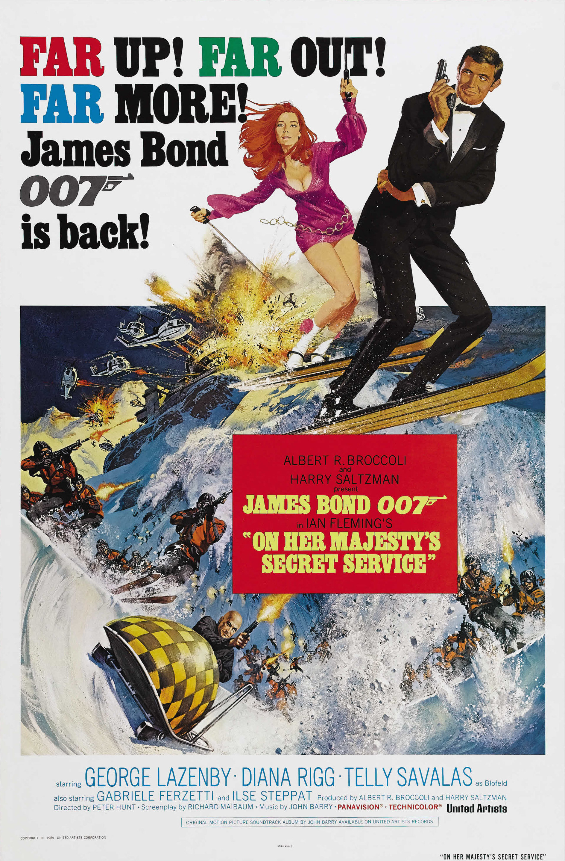 Mega Sized Movie Poster Image for On Her Majesty's Secret Service (#1 of 4)