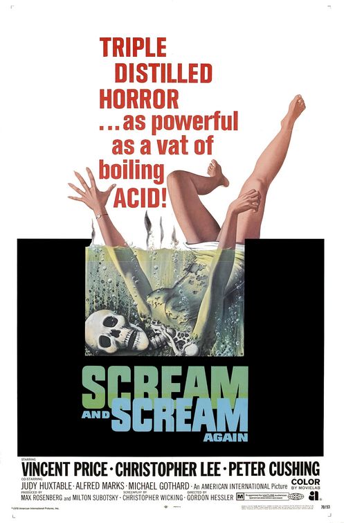 Scream and Scream Again Movie Poster