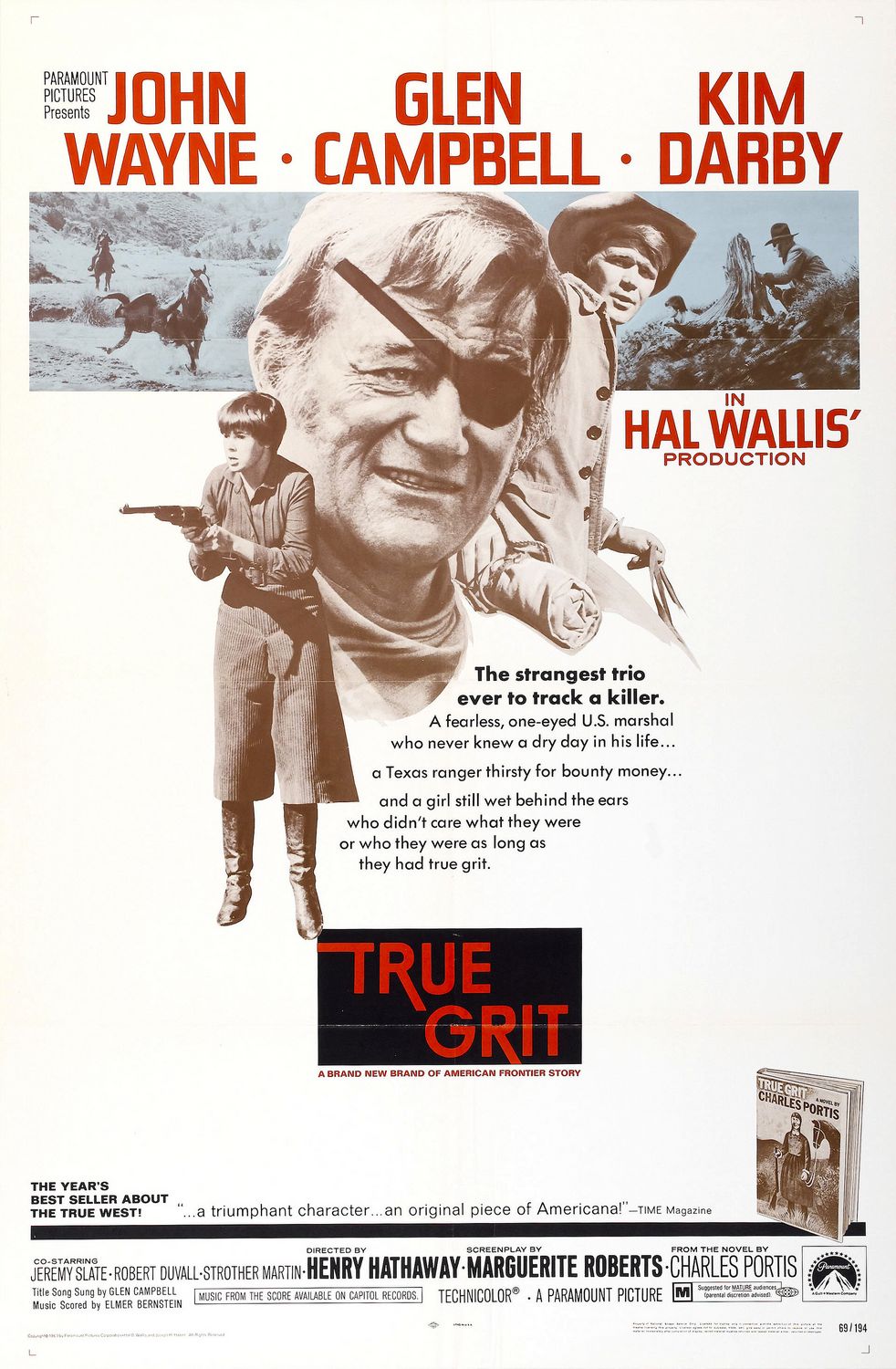 Extra Large Movie Poster Image for True Grit 