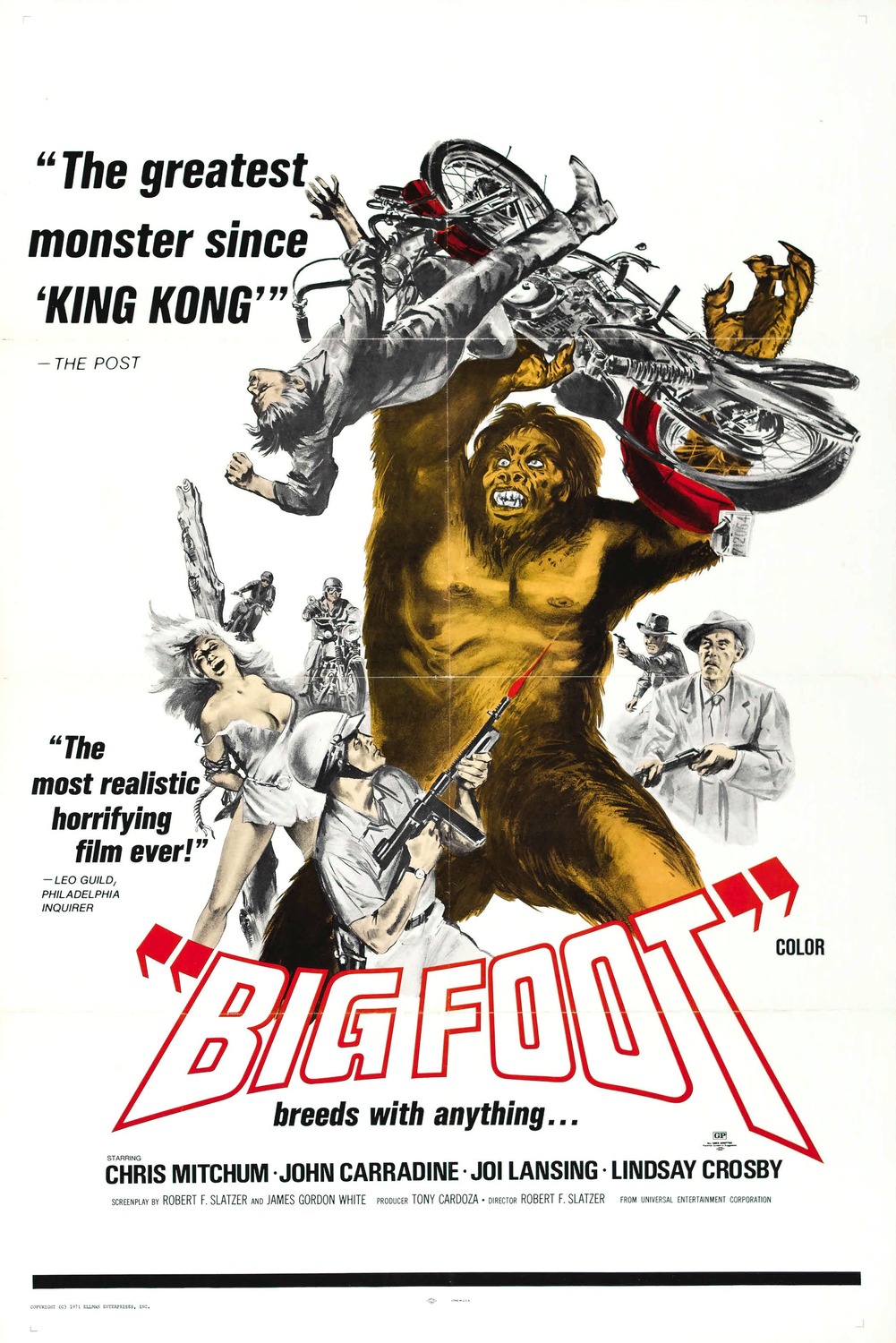 Extra Large Movie Poster Image for Bigfoot 