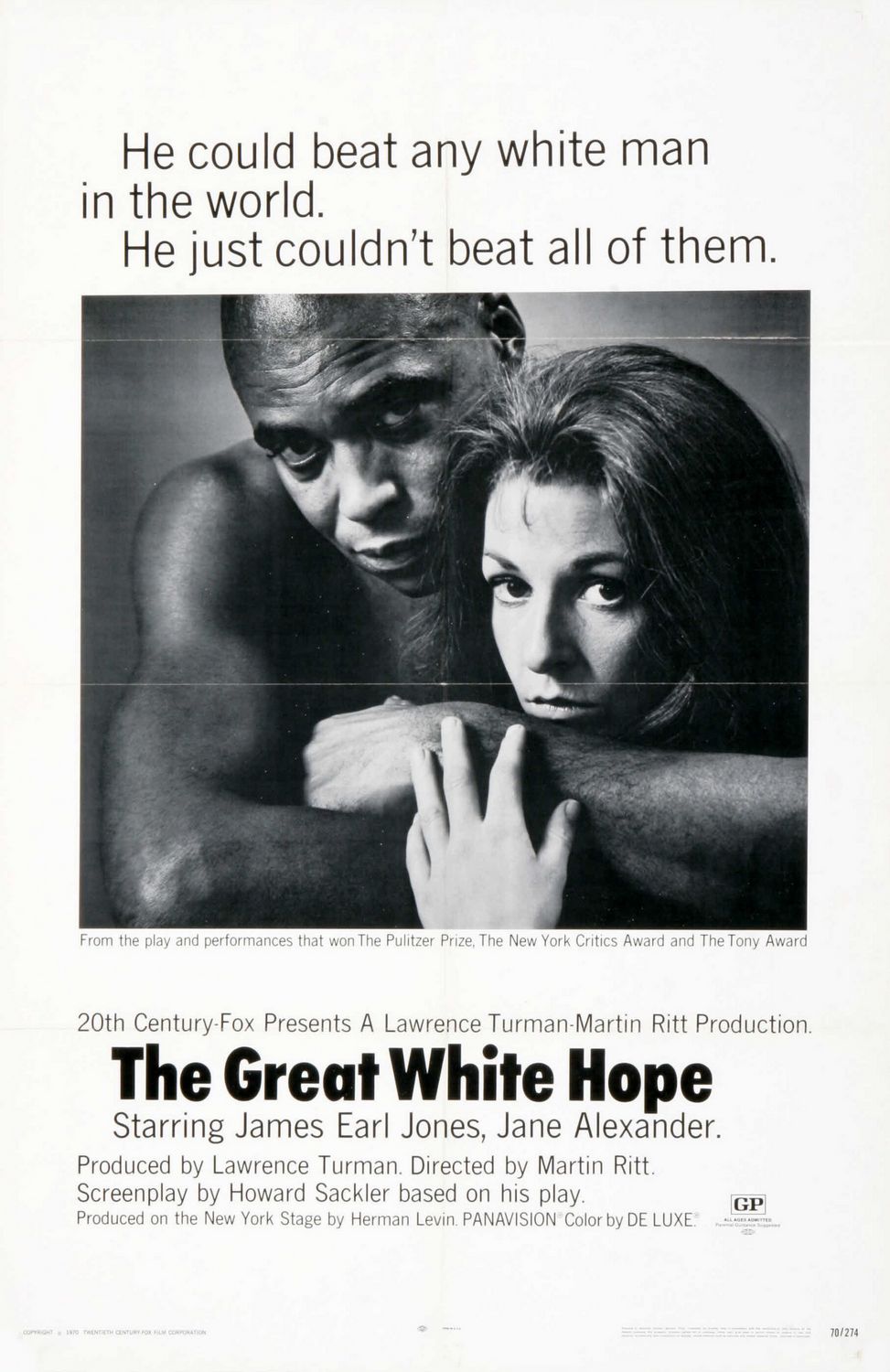 Extra Large Movie Poster Image for The Great White Hope 