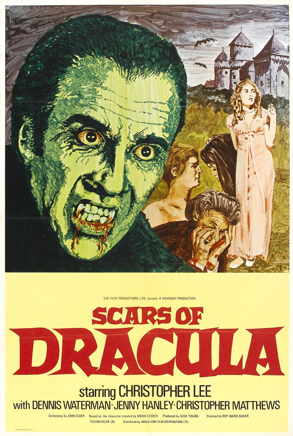 Extra Large Movie Poster Image for Scars of Dracula 
