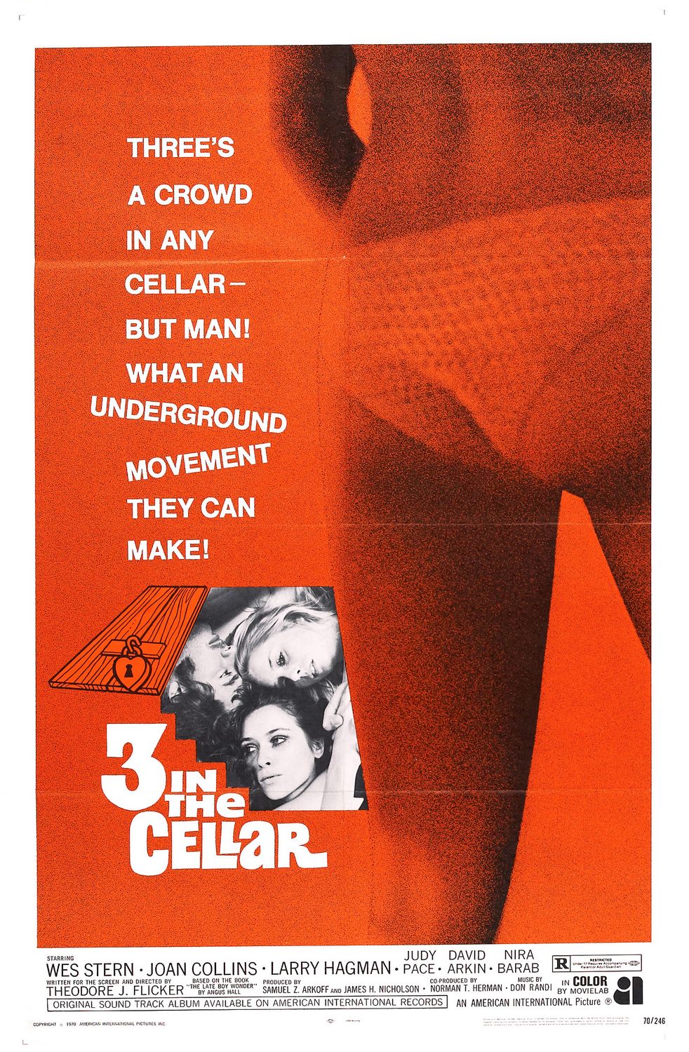 Extra Large Movie Poster Image for Up in the Cellar (aka 3 in the Cellar) 