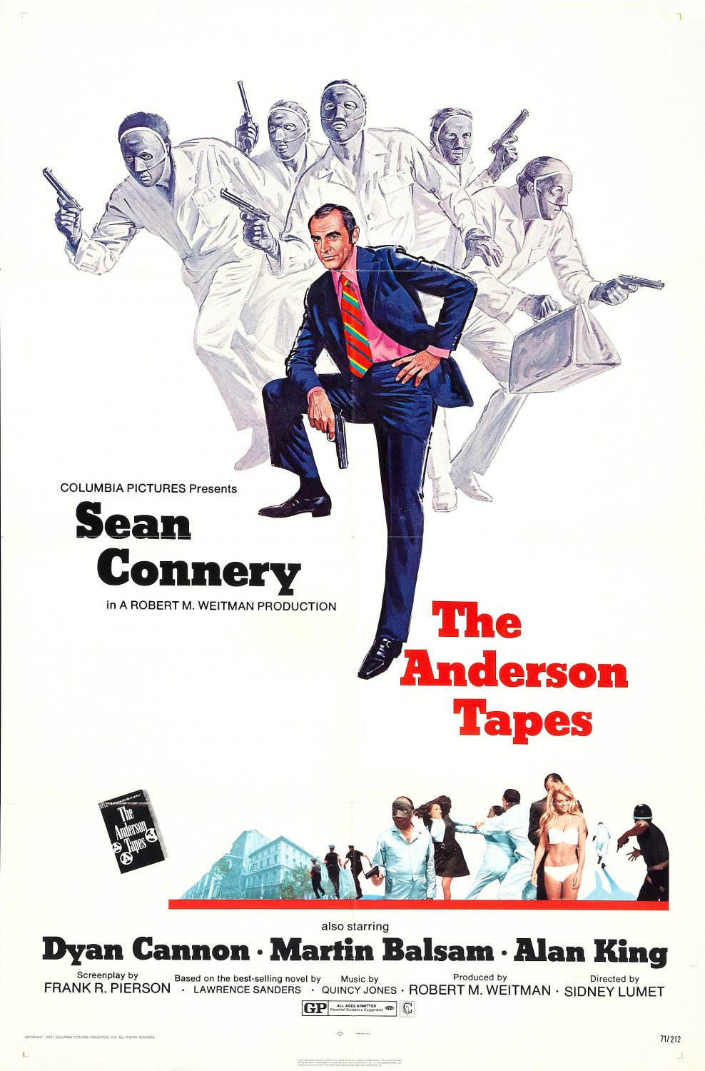 Extra Large Movie Poster Image for The Anderson Tapes 