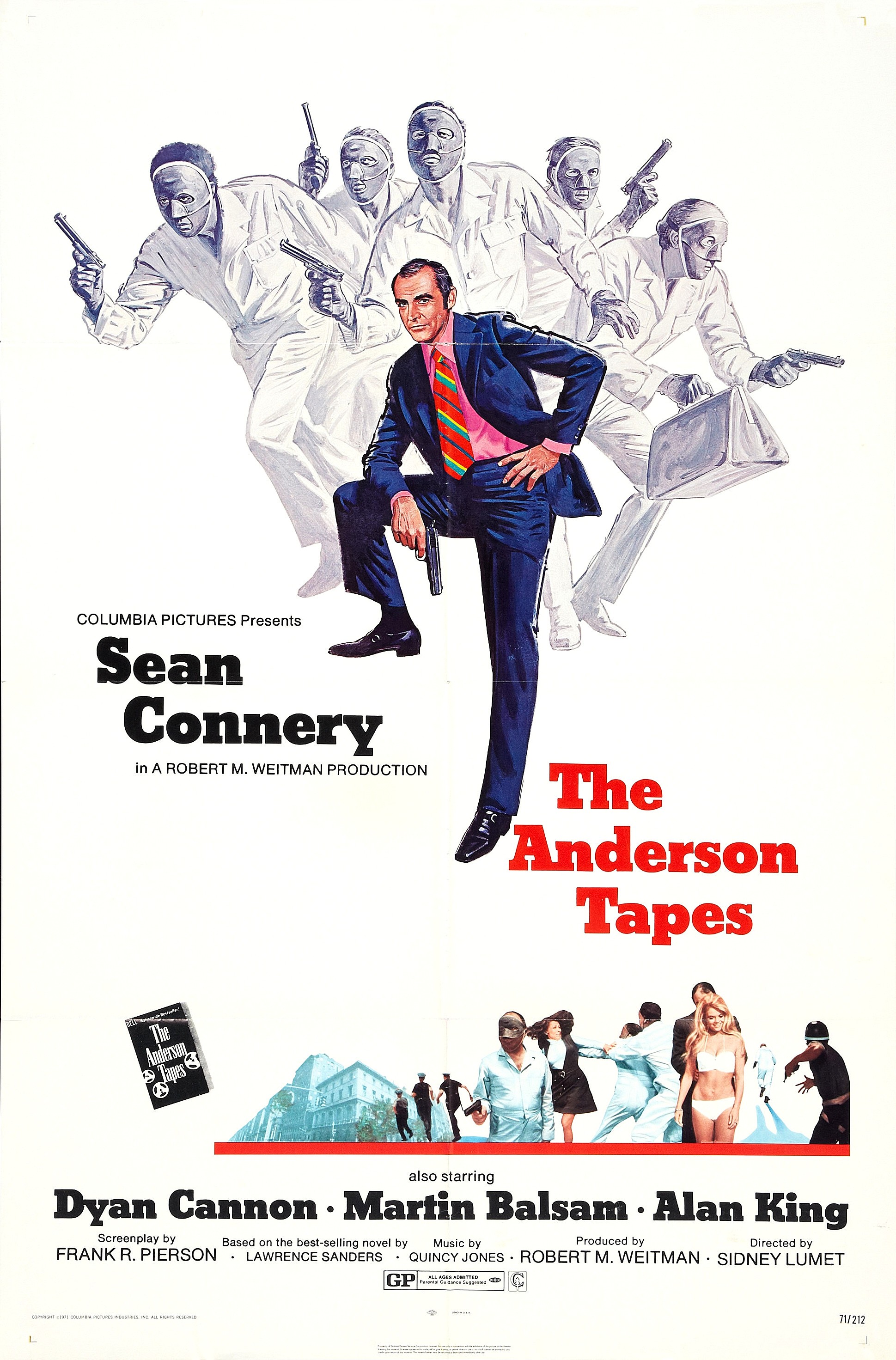 Mega Sized Movie Poster Image for The Anderson Tapes 