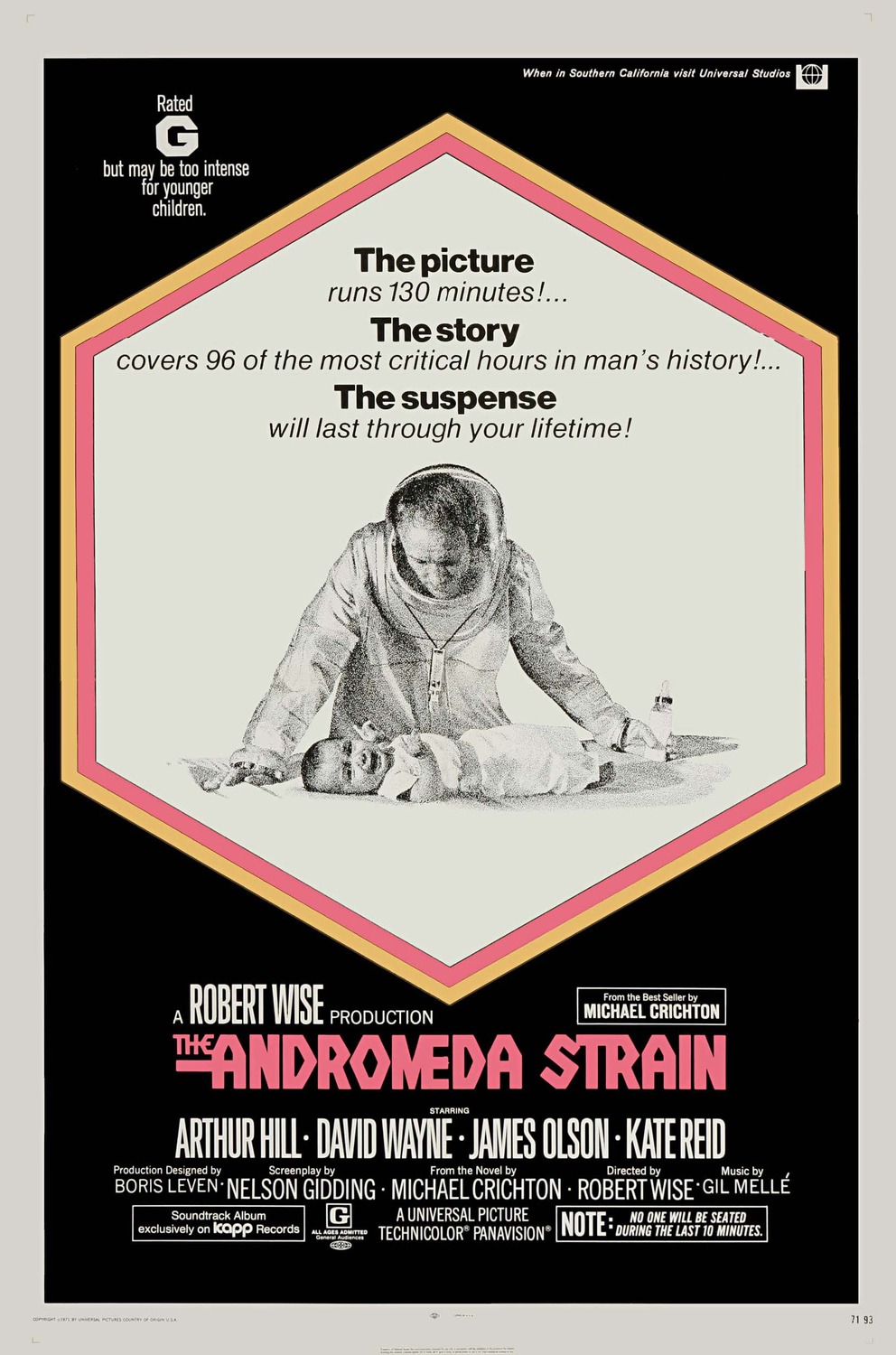 Extra Large Movie Poster Image for The Andromeda Strain (#2 of 2)