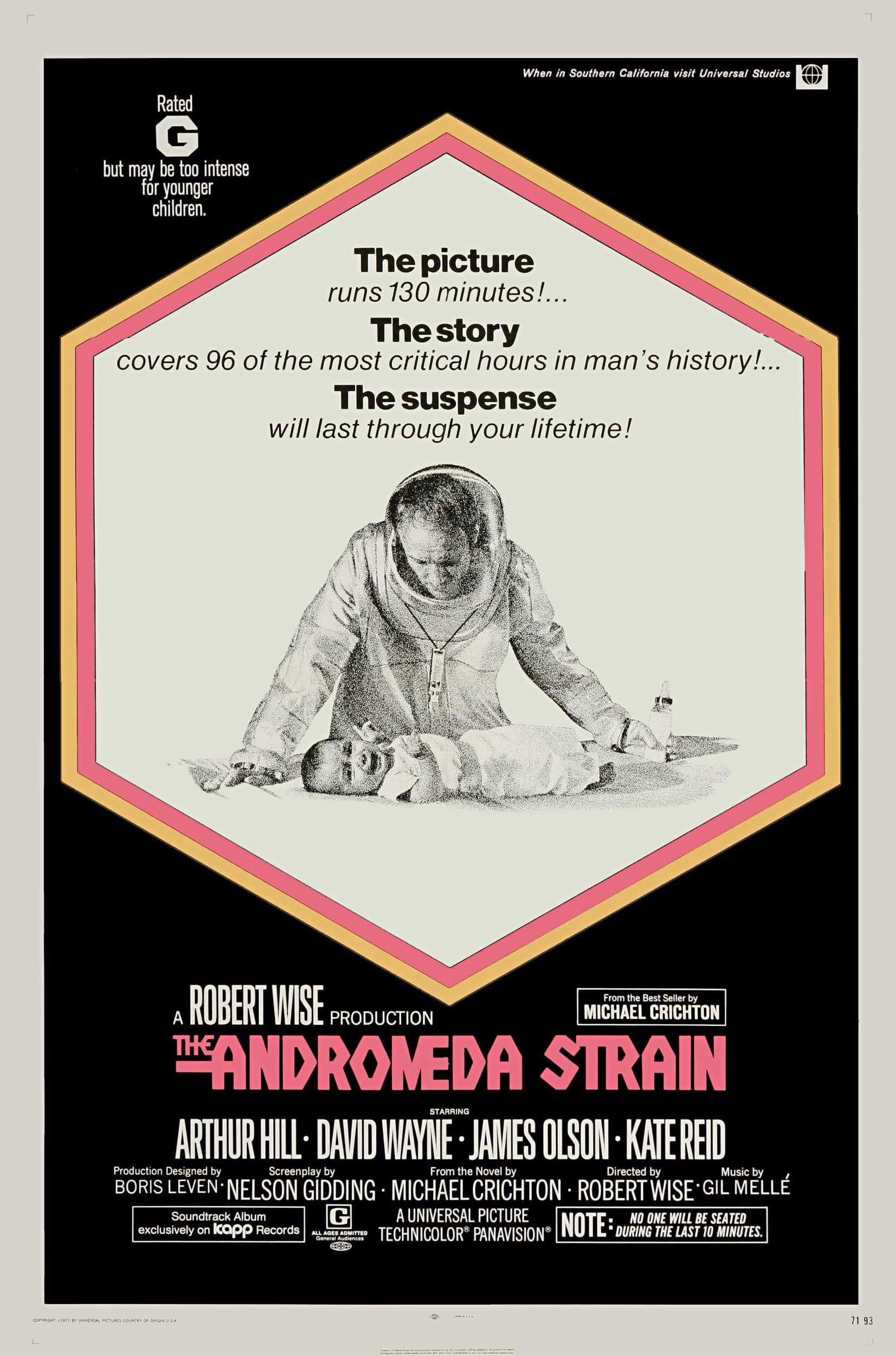 Mega Sized Movie Poster Image for The Andromeda Strain (#2 of 2)