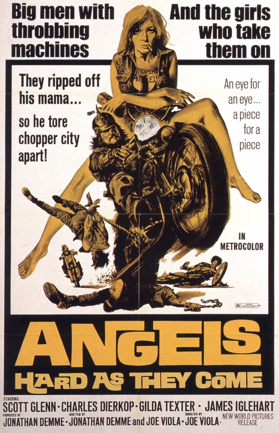 Extra Large Movie Poster Image for Angels Hard as They Come 