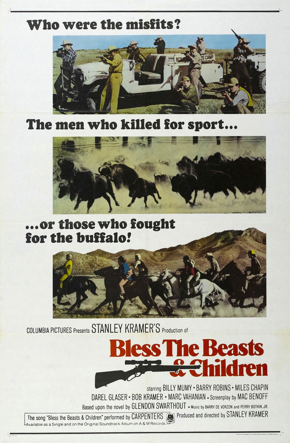 Extra Large Movie Poster Image for Bless the Beasts & Children (#2 of 2)