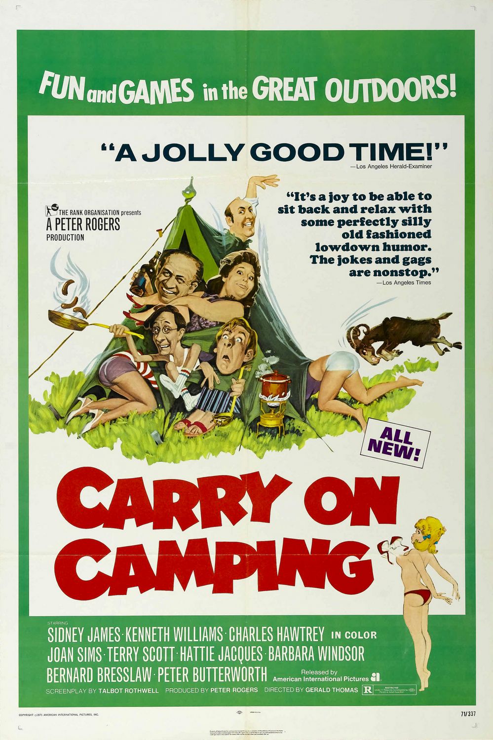 Extra Large Movie Poster Image for Carry on Camping 