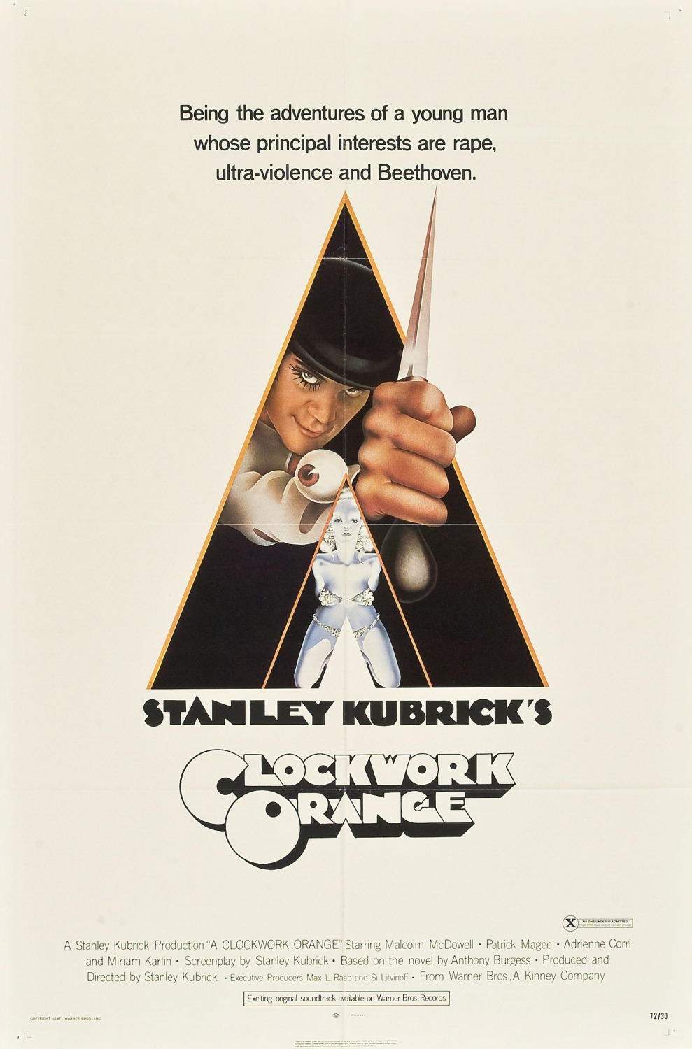 Extra Large Movie Poster Image for A Clockwork Orange (#1 of 3)