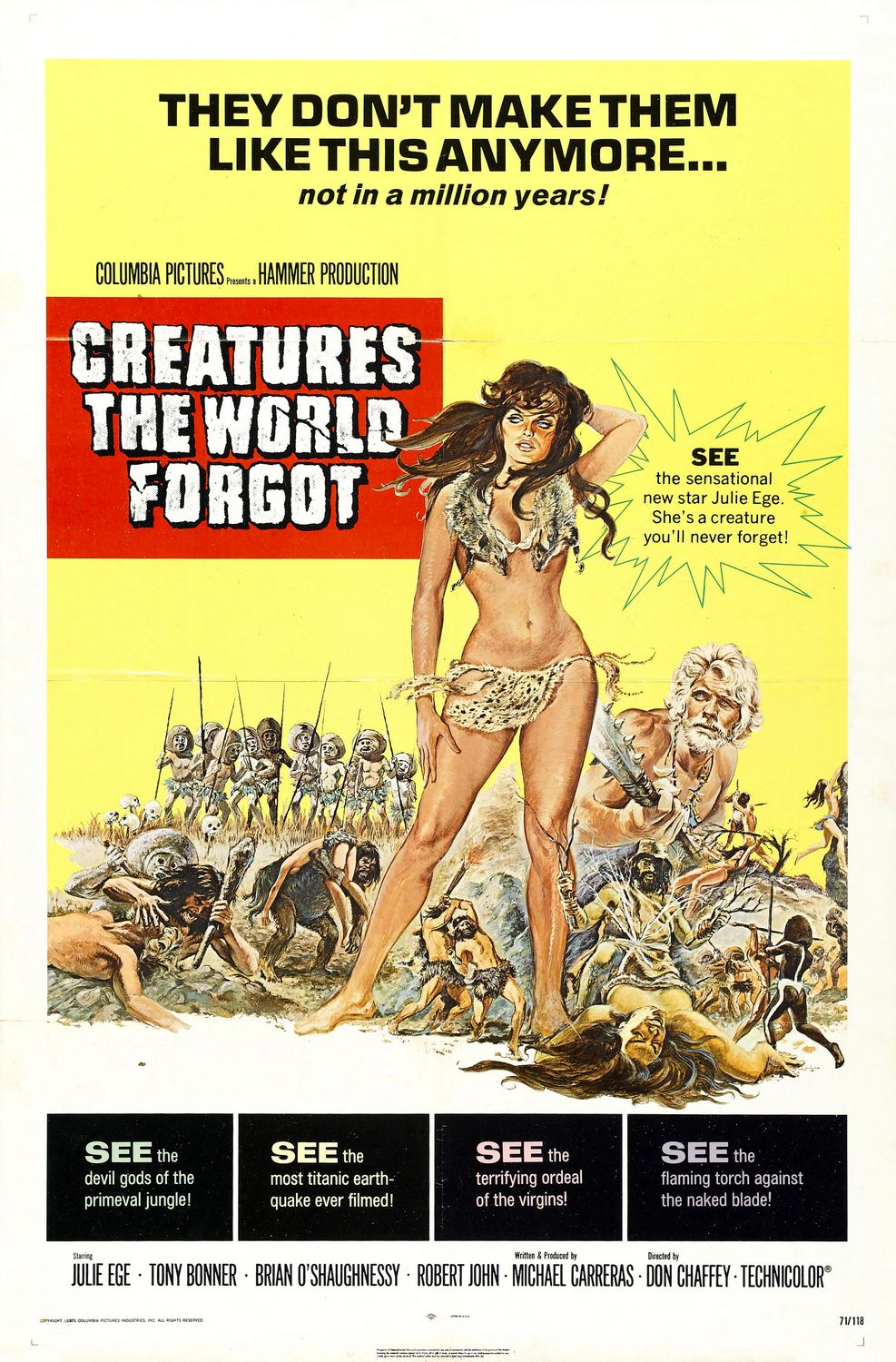 Extra Large Movie Poster Image for Creatures the World Forgot 