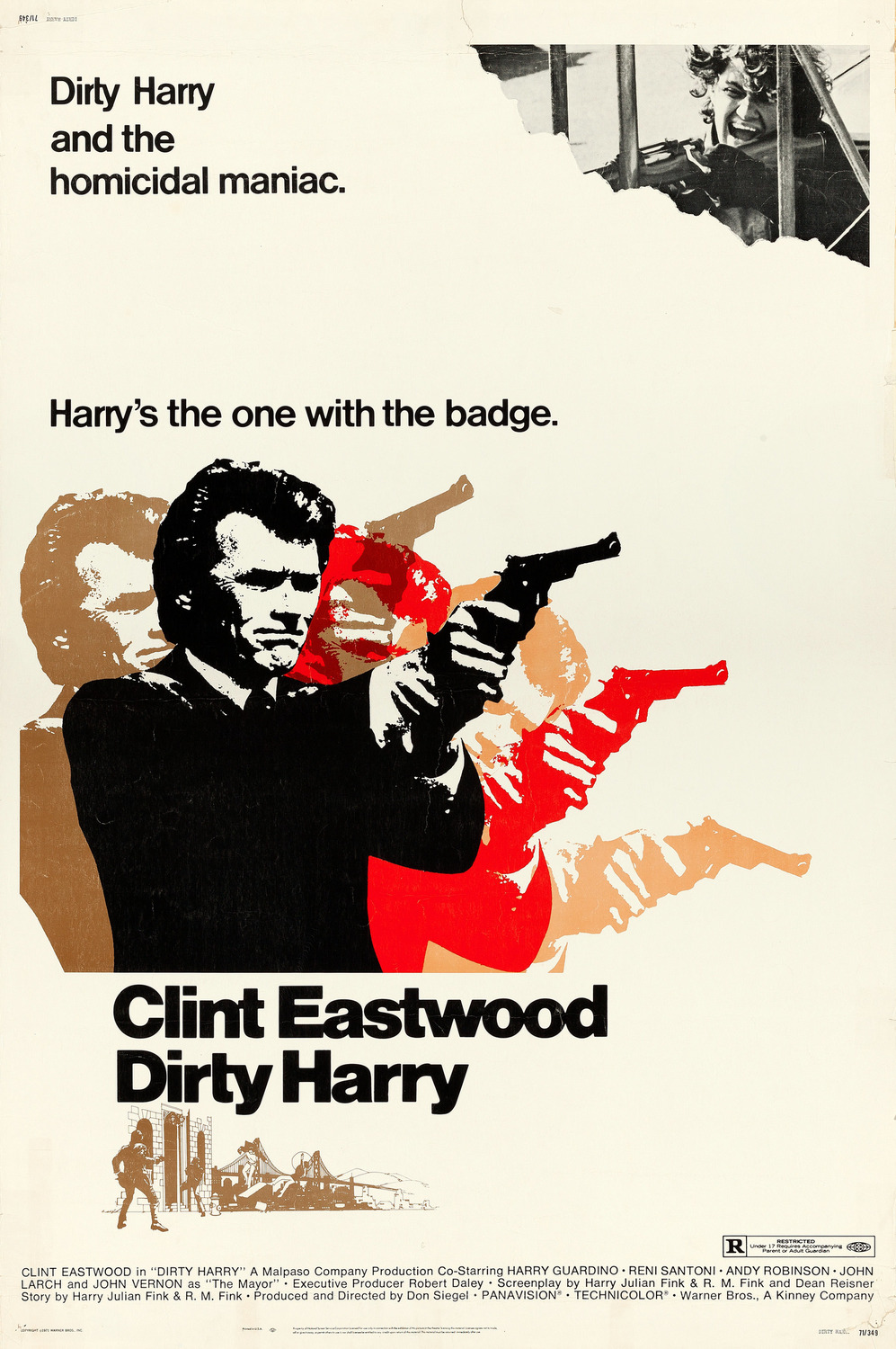 Extra Large Movie Poster Image for Dirty Harry (#4 of 4)