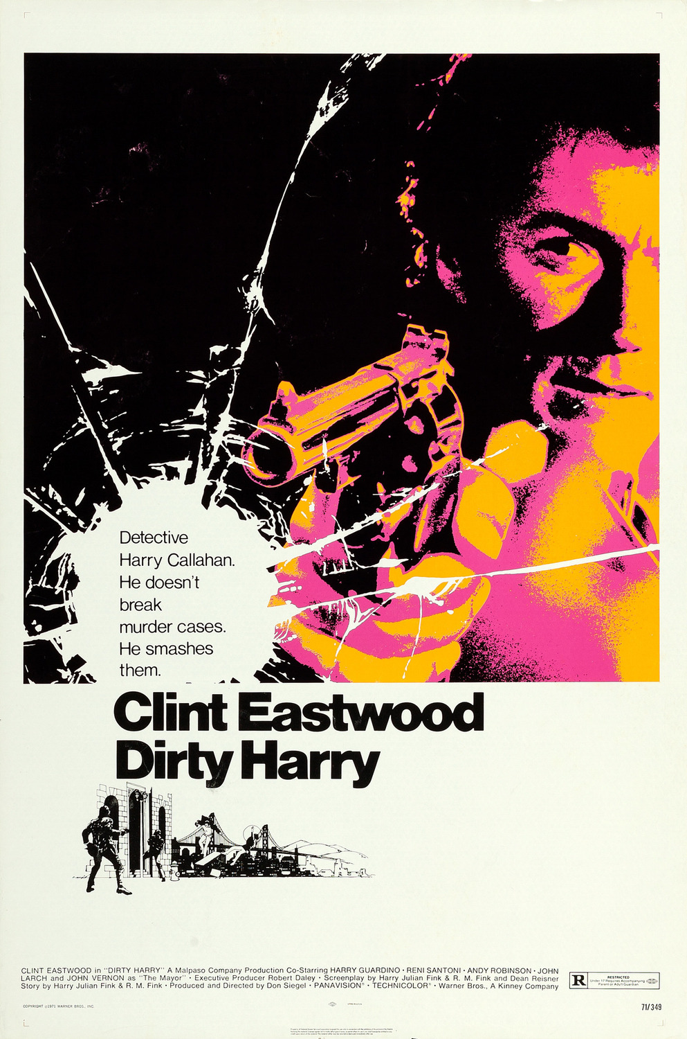 Extra Large Movie Poster Image for Dirty Harry (#1 of 4)