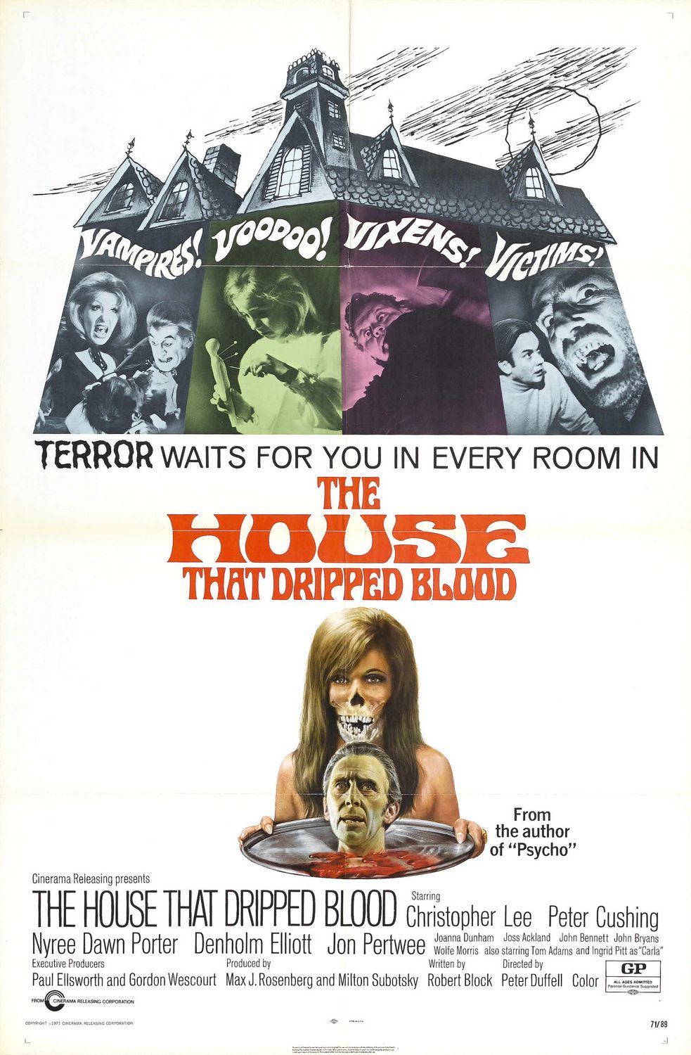 Extra Large Movie Poster Image for The House That Dripped Blood 