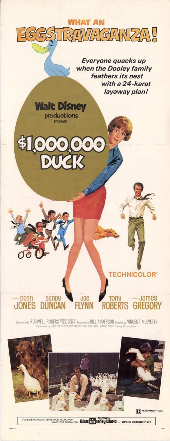 Extra Large Movie Poster Image for The Million Dollar Duck (#2 of 2)