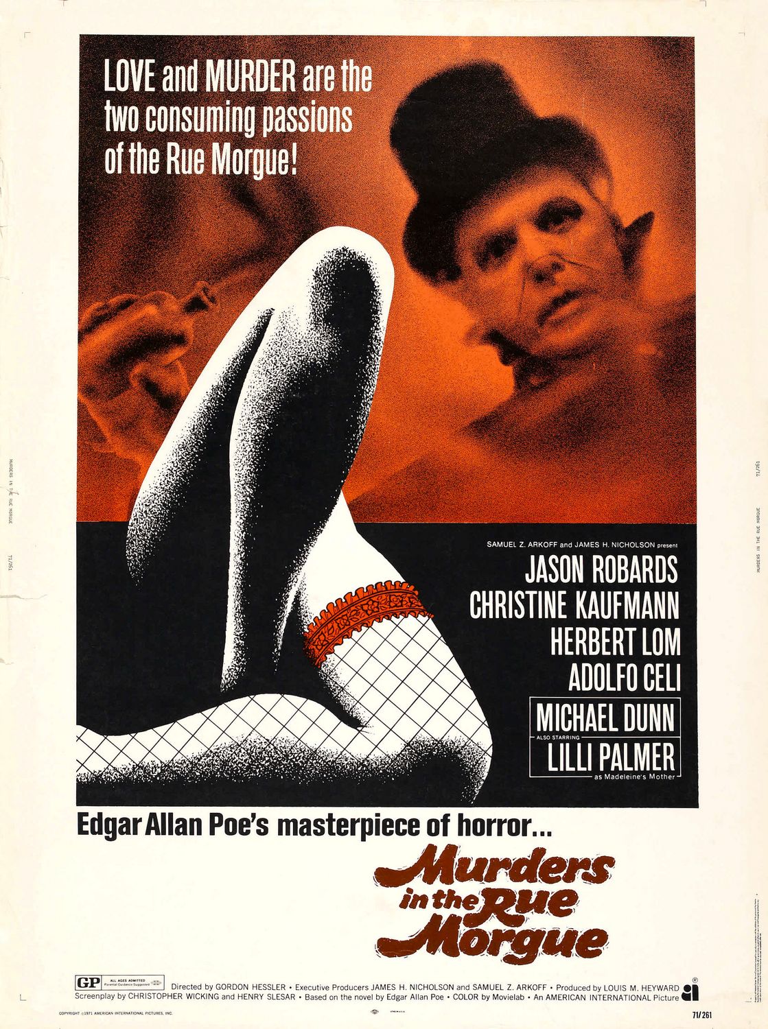 Extra Large Movie Poster Image for Murders in the Rue Morgue 