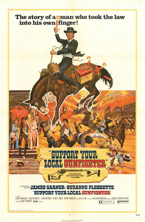 Support Your Local Gunfighter Movie Poster