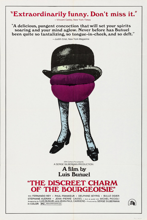 The Discreet Charm of the Bourgeoisie Movie Poster