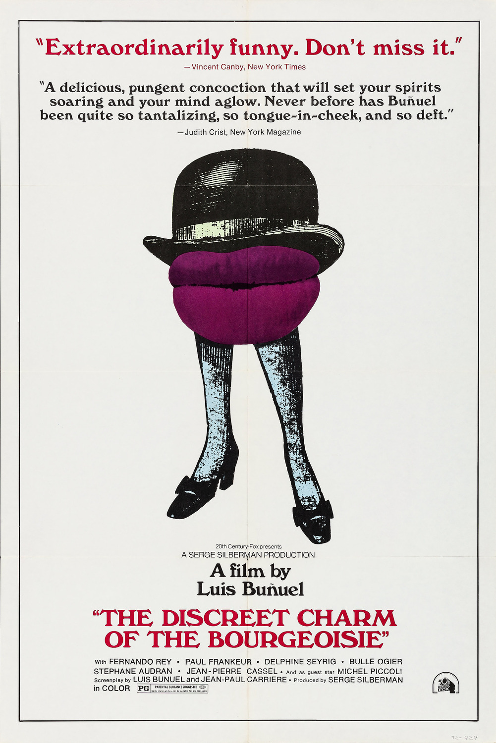 Extra Large Movie Poster Image for The Discreet Charm of the Bourgeoisie (#2 of 2)