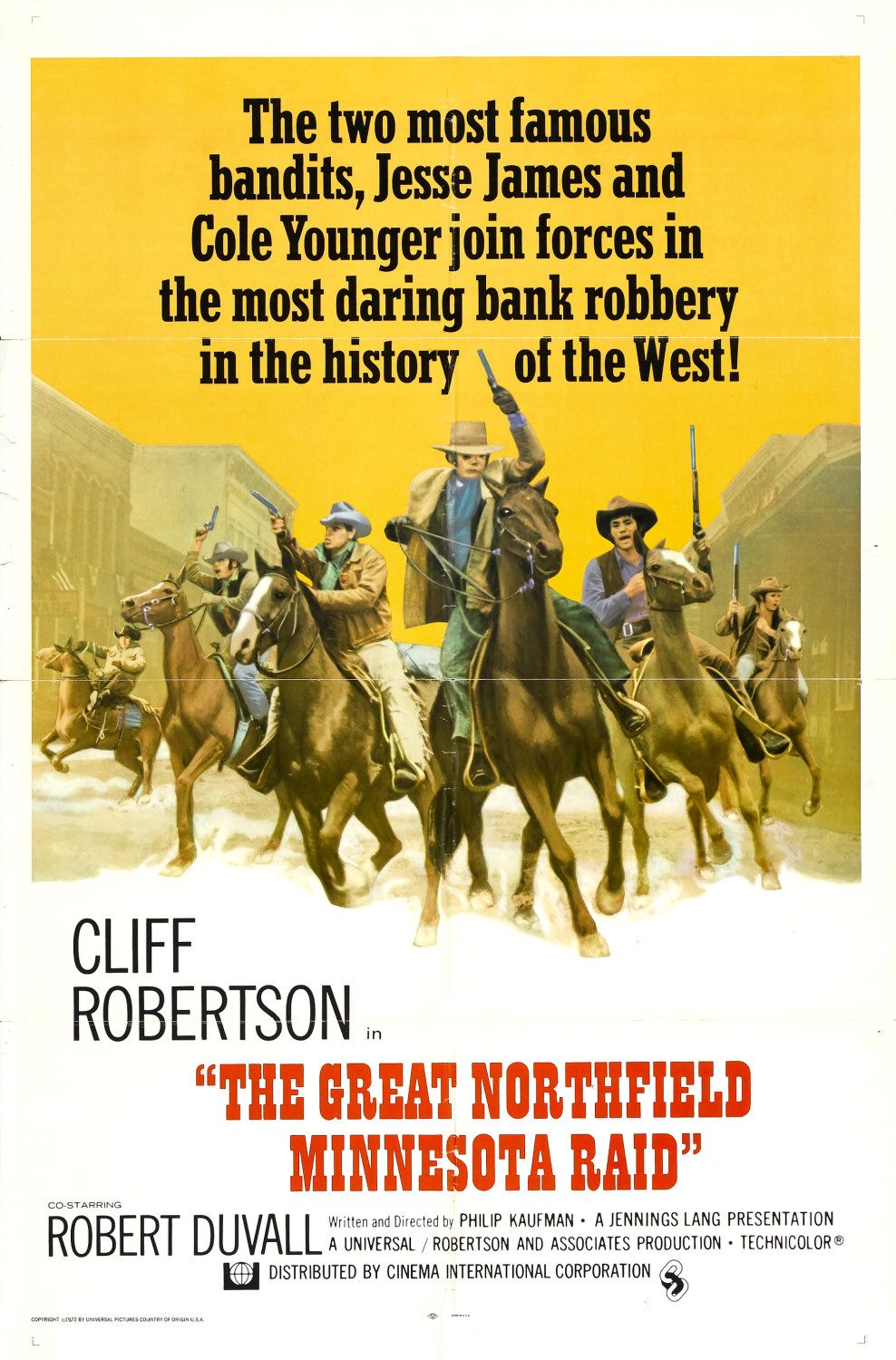 Extra Large Movie Poster Image for The Great Northfield Minnesota Raid (#1 of 2)