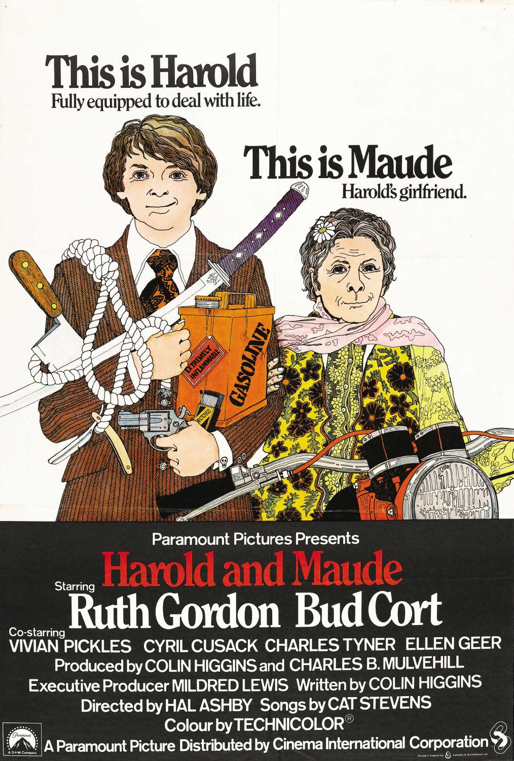 Extra Large Movie Poster Image for Harold and Maude (#3 of 5)