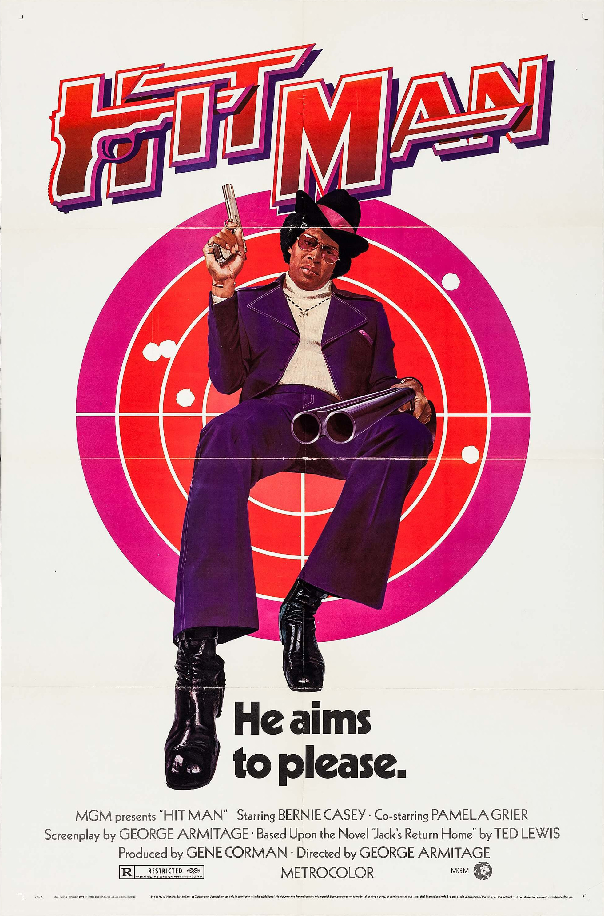 Mega Sized Movie Poster Image for Hit Man 