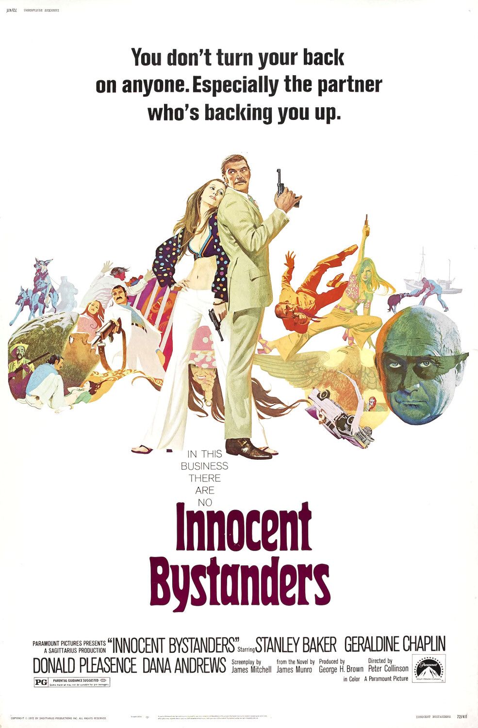 Extra Large Movie Poster Image for Innocent Bystanders 