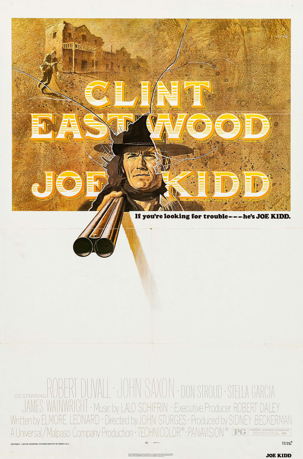 Extra Large Movie Poster Image for Joe Kidd (#1 of 5)