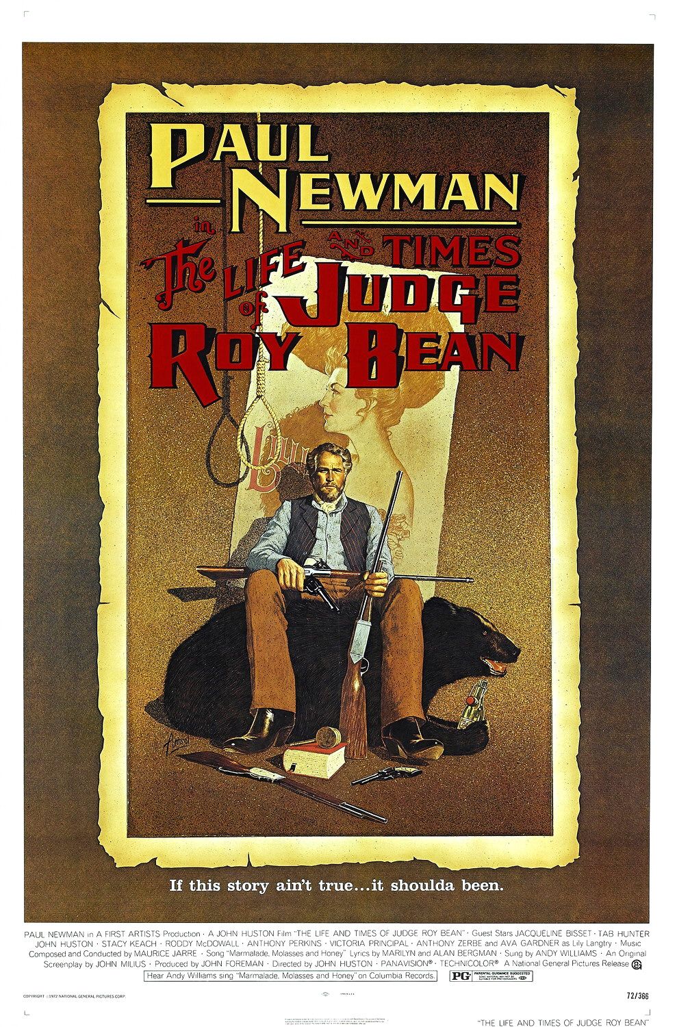 Extra Large Movie Poster Image for The Life and Times of Judge Roy Bean (#1 of 3)