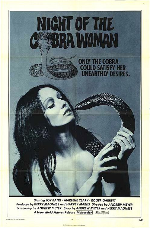 Night of the Cobra Woman Movie Poster