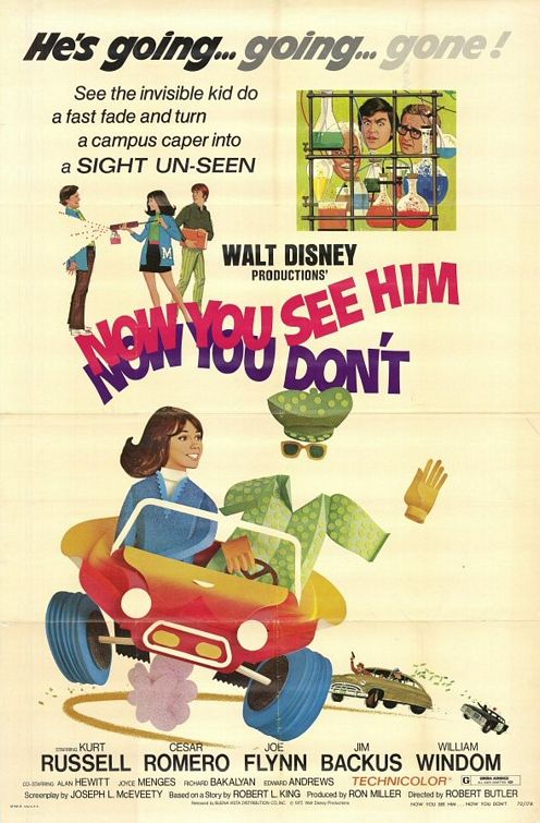 Now You See Him, Now You Don't Movie Poster